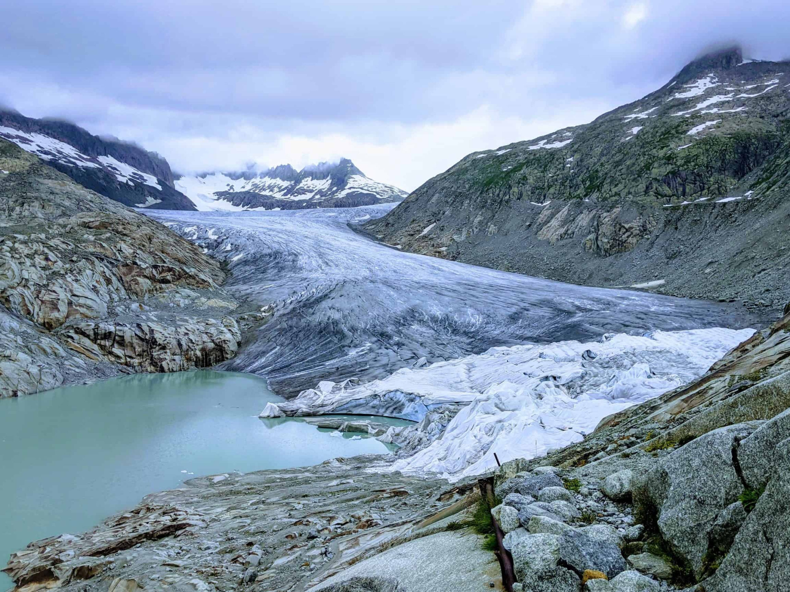 Rhone Glacier, Furka Pass, Switzerland, Scenic route, 2560x1920 HD Desktop