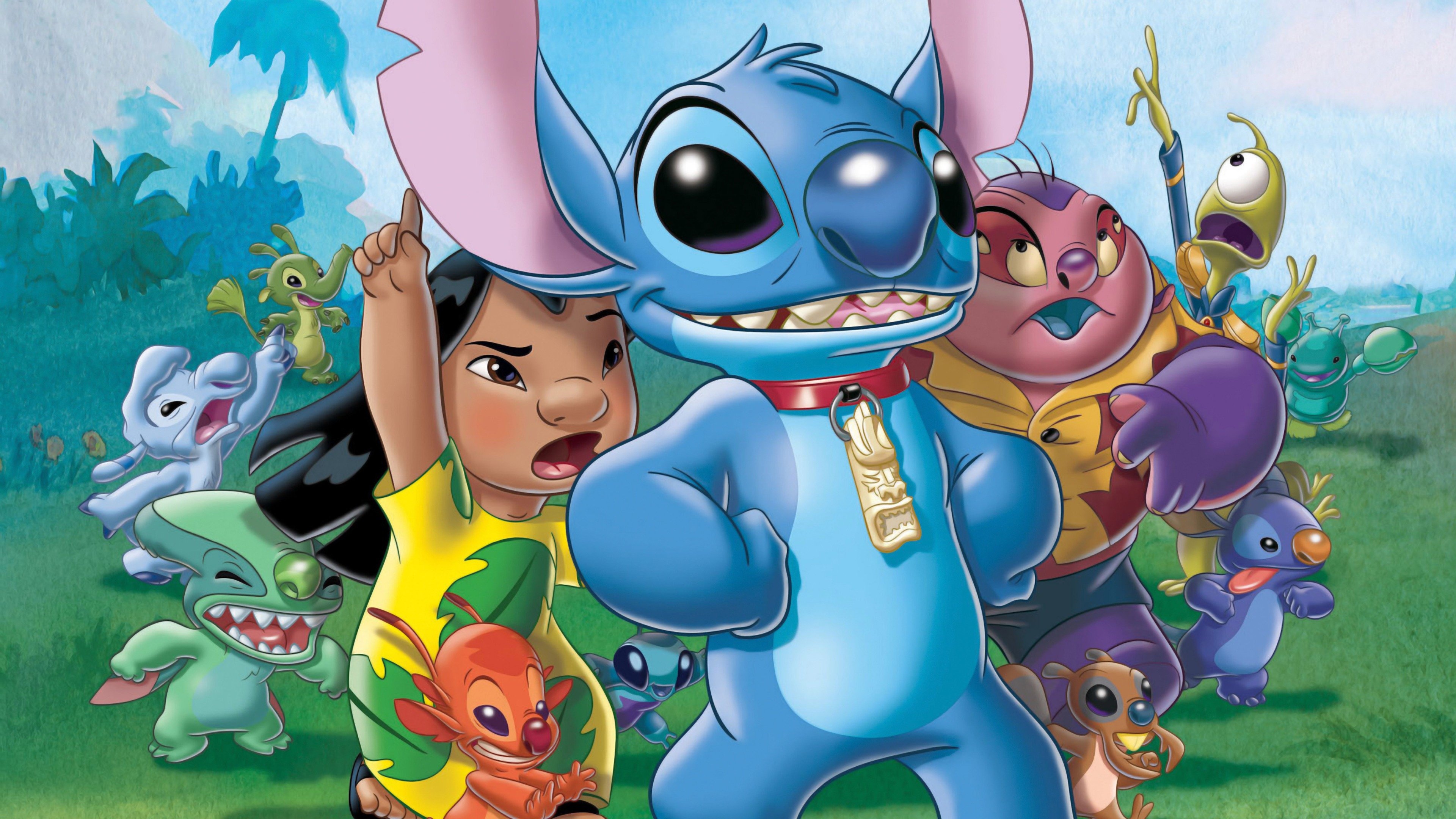 Stitch animation, Leroy and Stitch, Full movie online, Plex, 3840x2160 4K Desktop