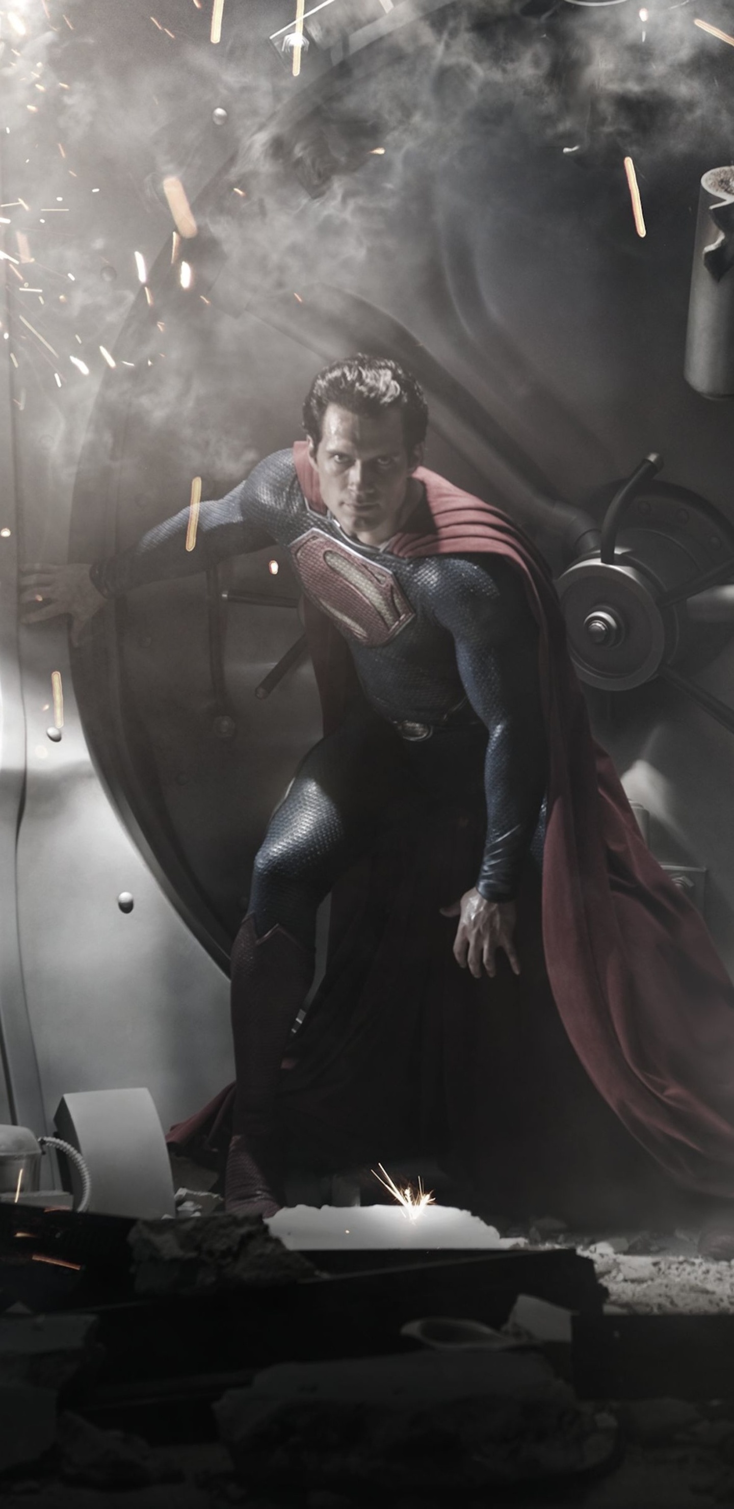 Man of Steel, 4k wallpapers, Superhero images, High resolution, 1440x2960 HD Phone