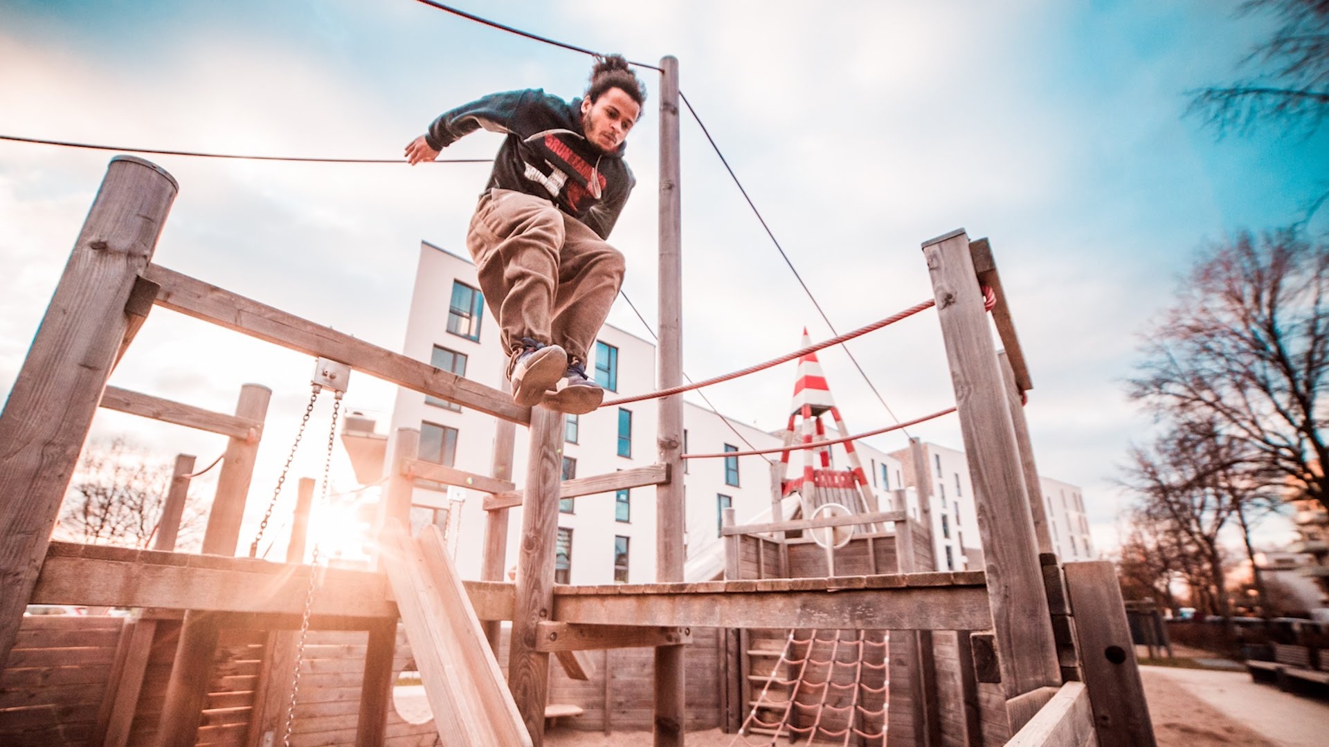 Freerunning, Gravity sucks, Parkourfreerunning event, Thrilling sport, 1920x1080 Full HD Desktop