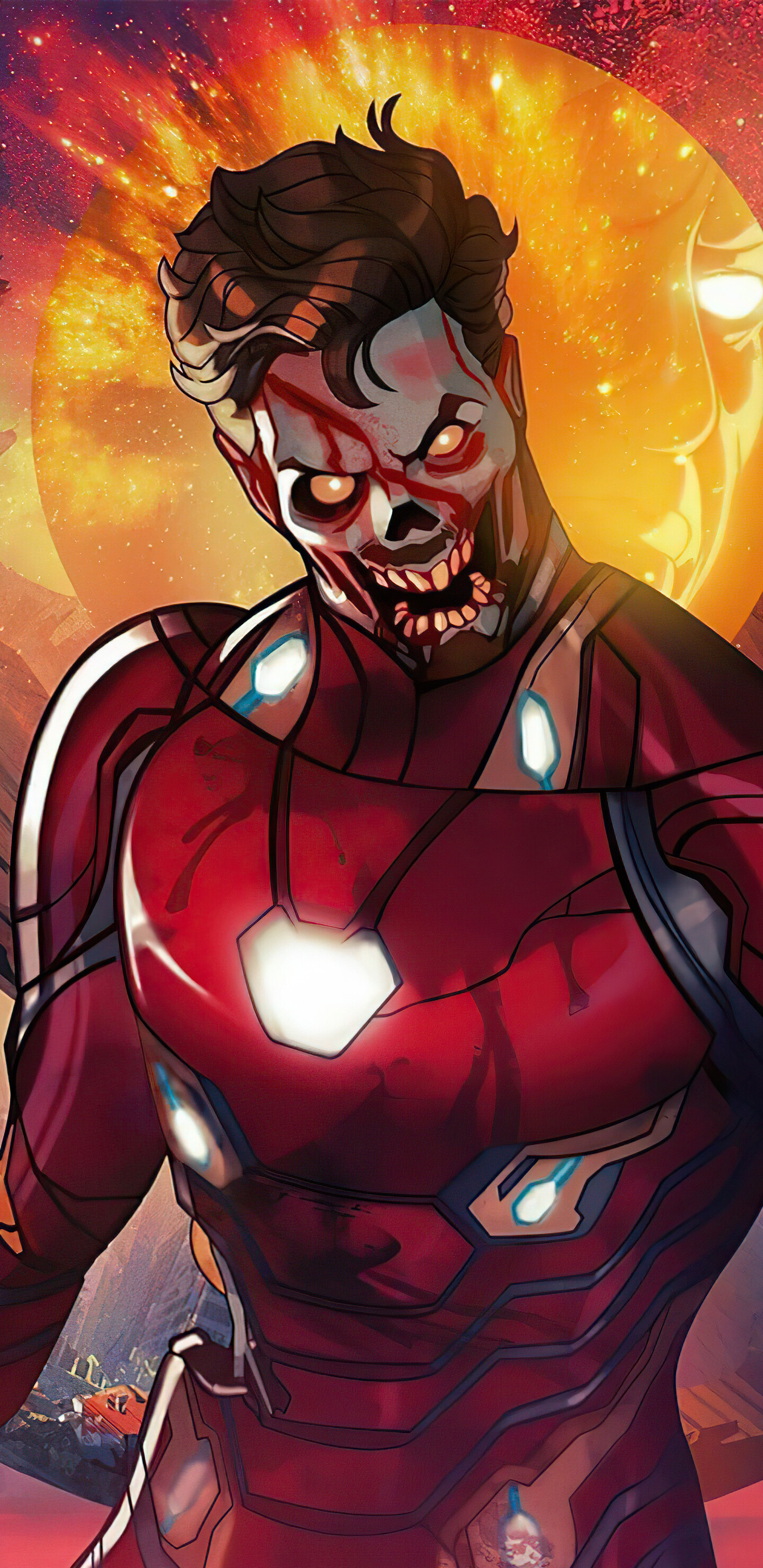 Iron Man, Zombie, Samsung Galaxy Note 9, HD, 1440x2960 HD Phone