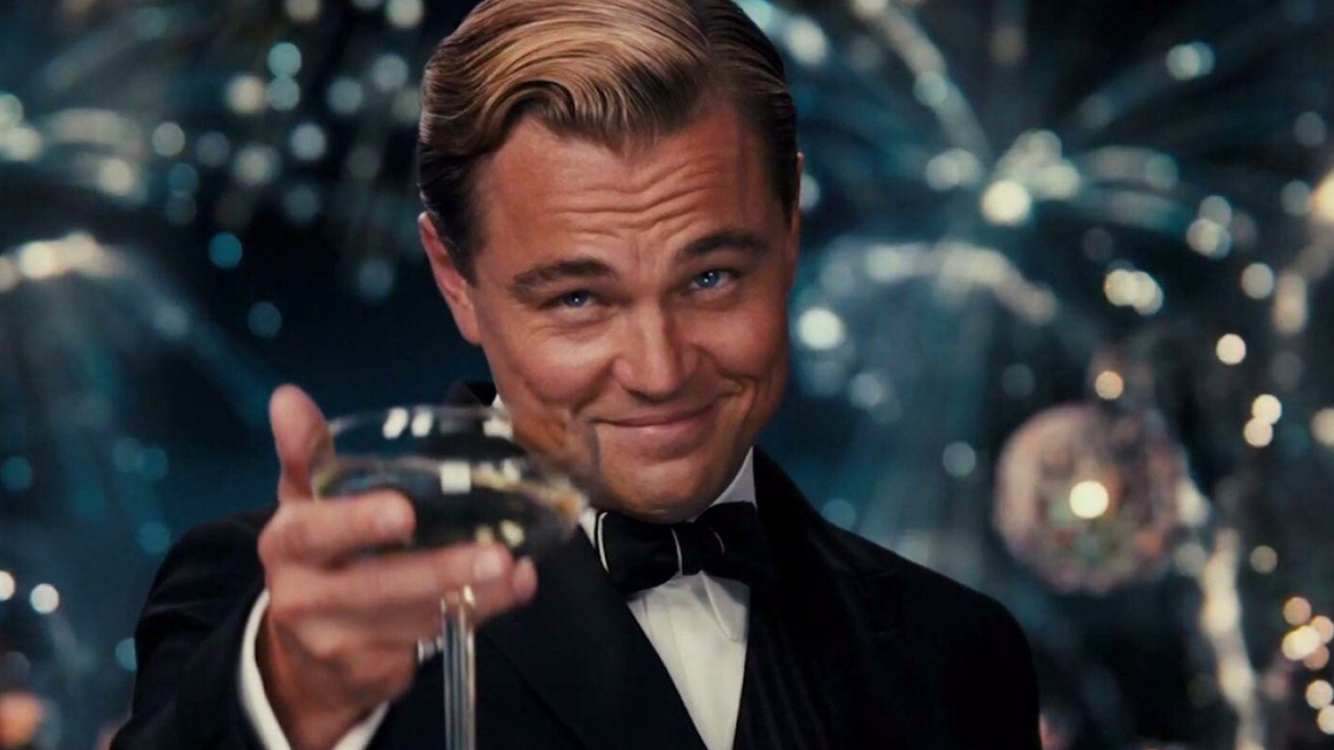 Cheers scene, The Great Gatsby Wallpaper, 1920x1080 Full HD Desktop