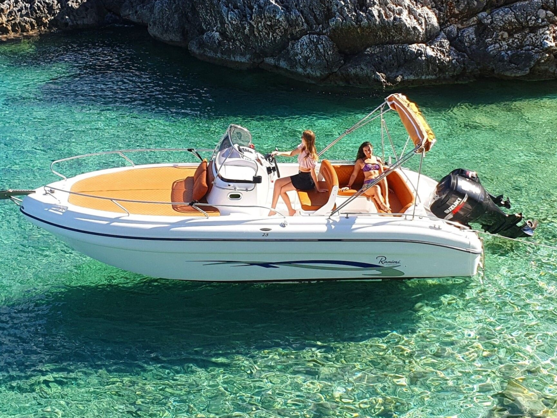 Ranieri Shadow 23, Motorboat charter, Zante Island, Thrilling excursion, 1920x1440 HD Desktop