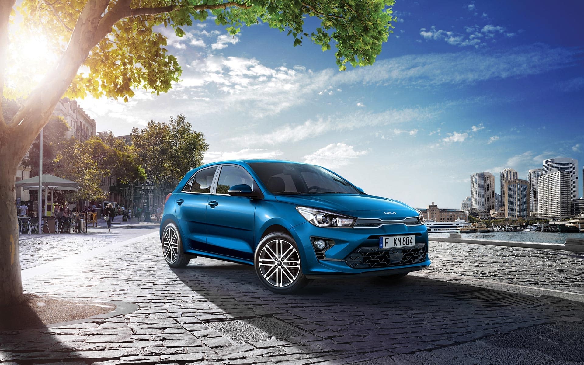 Rio Compact Hatchback, Kia Wallpaper, 1920x1200 HD Desktop