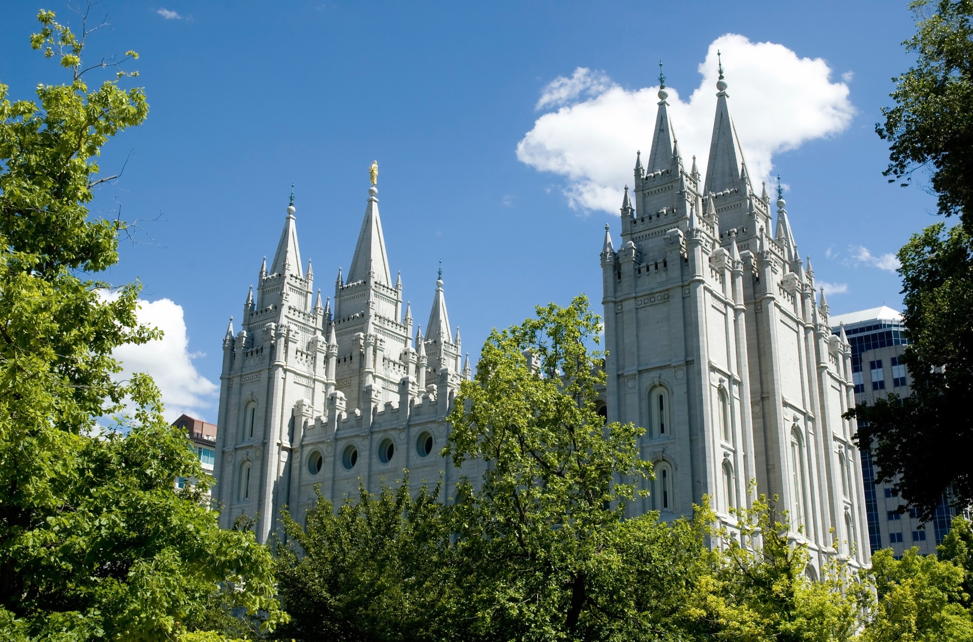 Salt Lake Temple, Salt Lake City, City trips, Utah, 1920x1270 HD Desktop