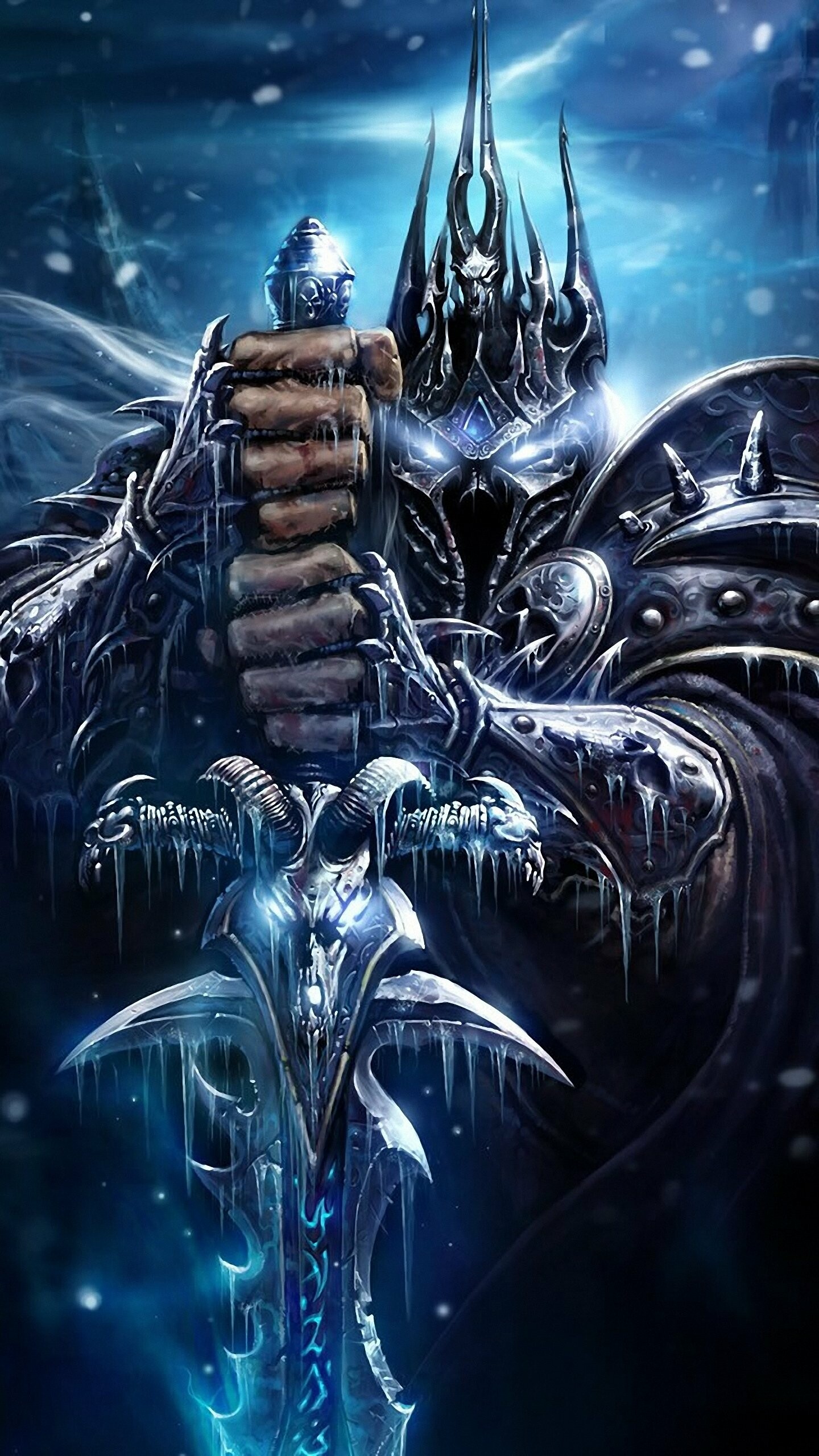 Lich King, Knights Wallpaper, 1440x2560 HD Phone