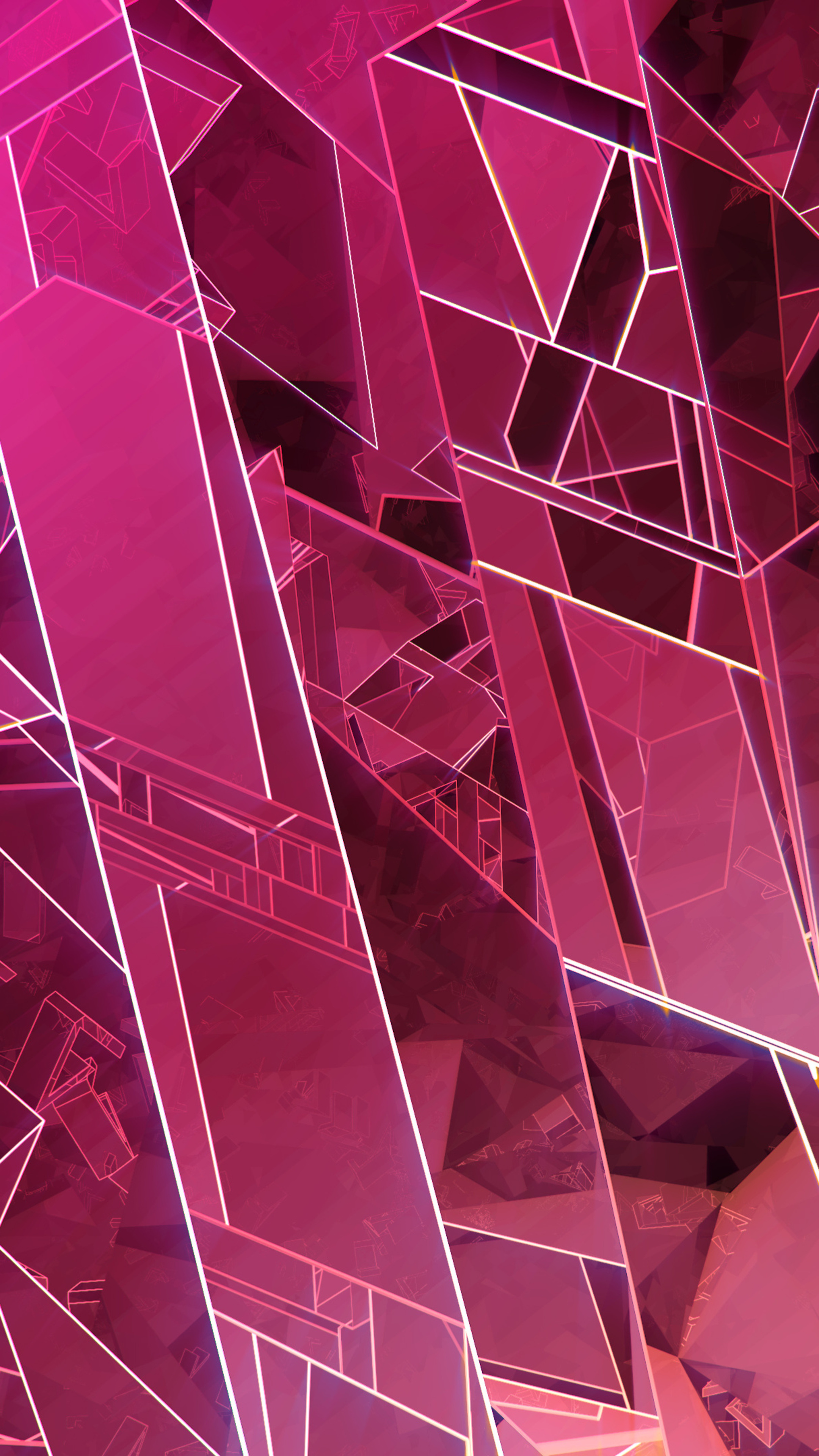 Crystal beauty, Abstract art, Premium quality, Stunning visual effects, 2160x3840 4K Phone
