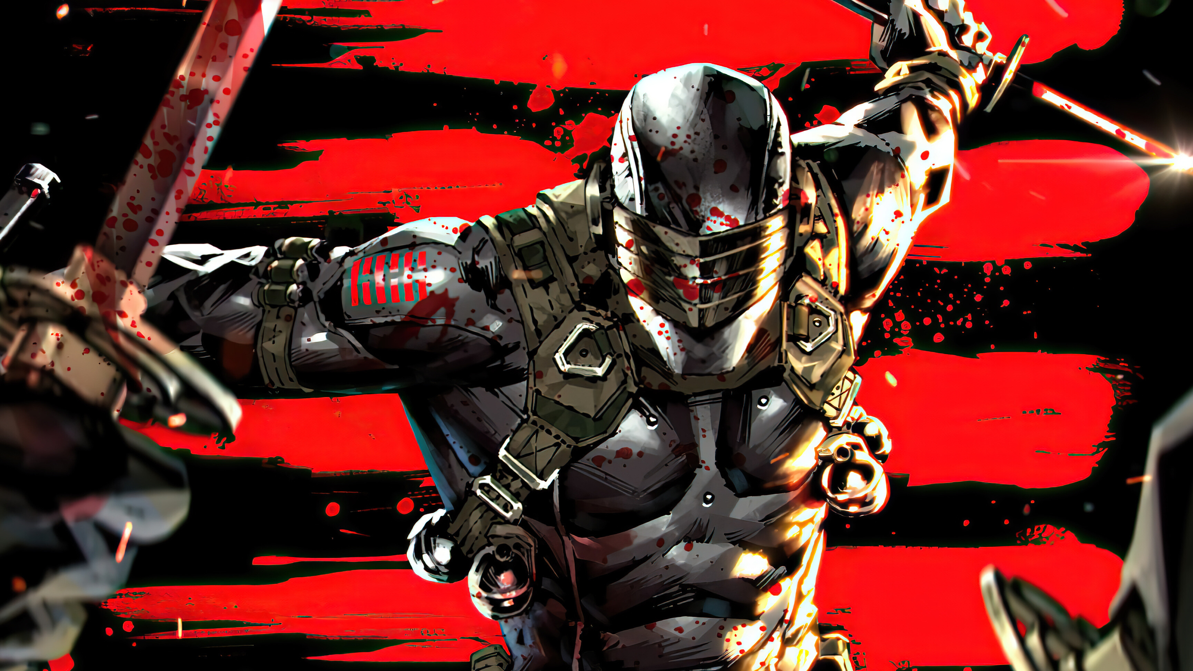 Snake Eyes wallpapers, Popular backgrounds, G.I. Joe, Cartoon Animation, 3840x2160 4K Desktop