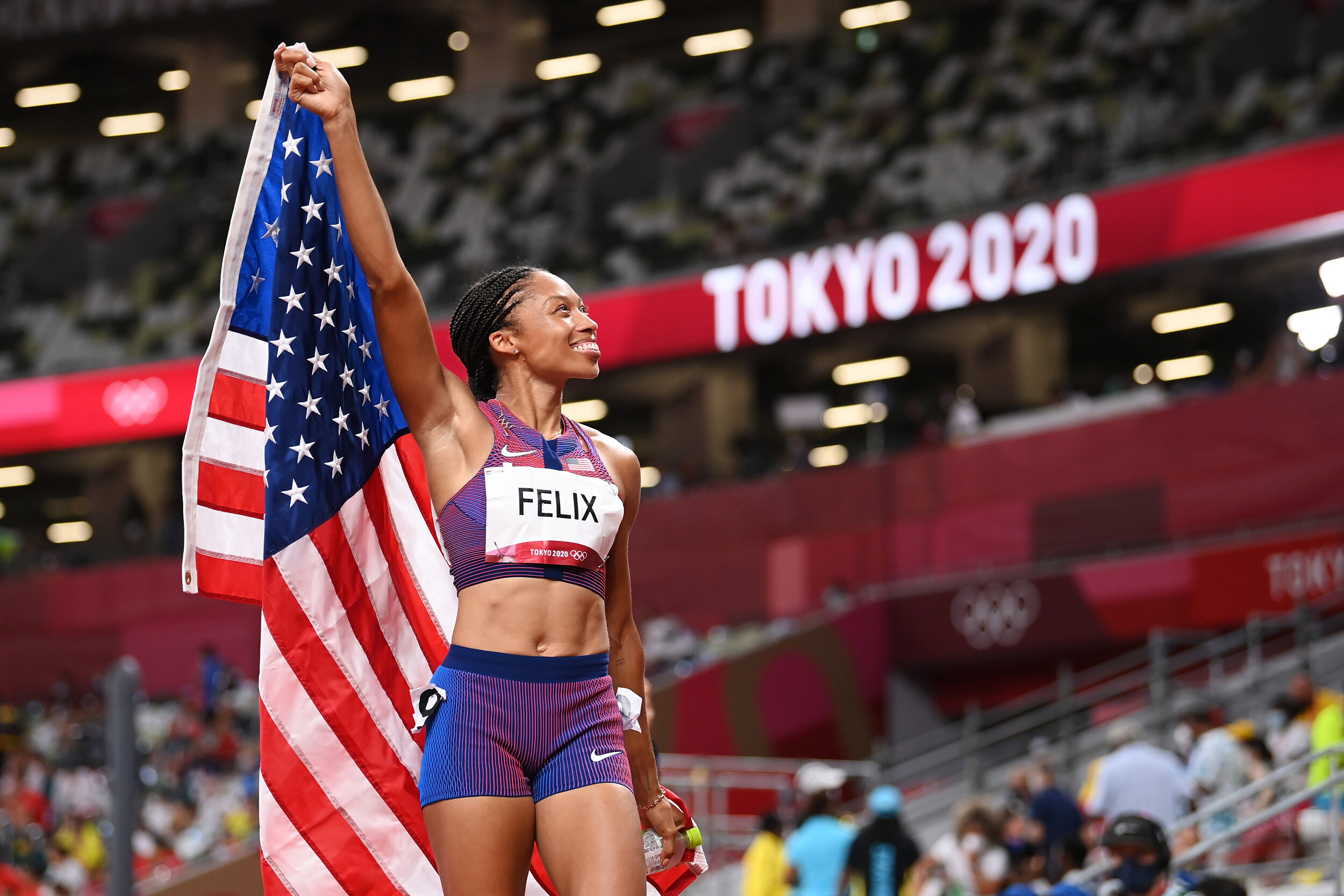 Olympics Games 2020, Allyson Felix Wallpaper, 2500x1670 HD Desktop