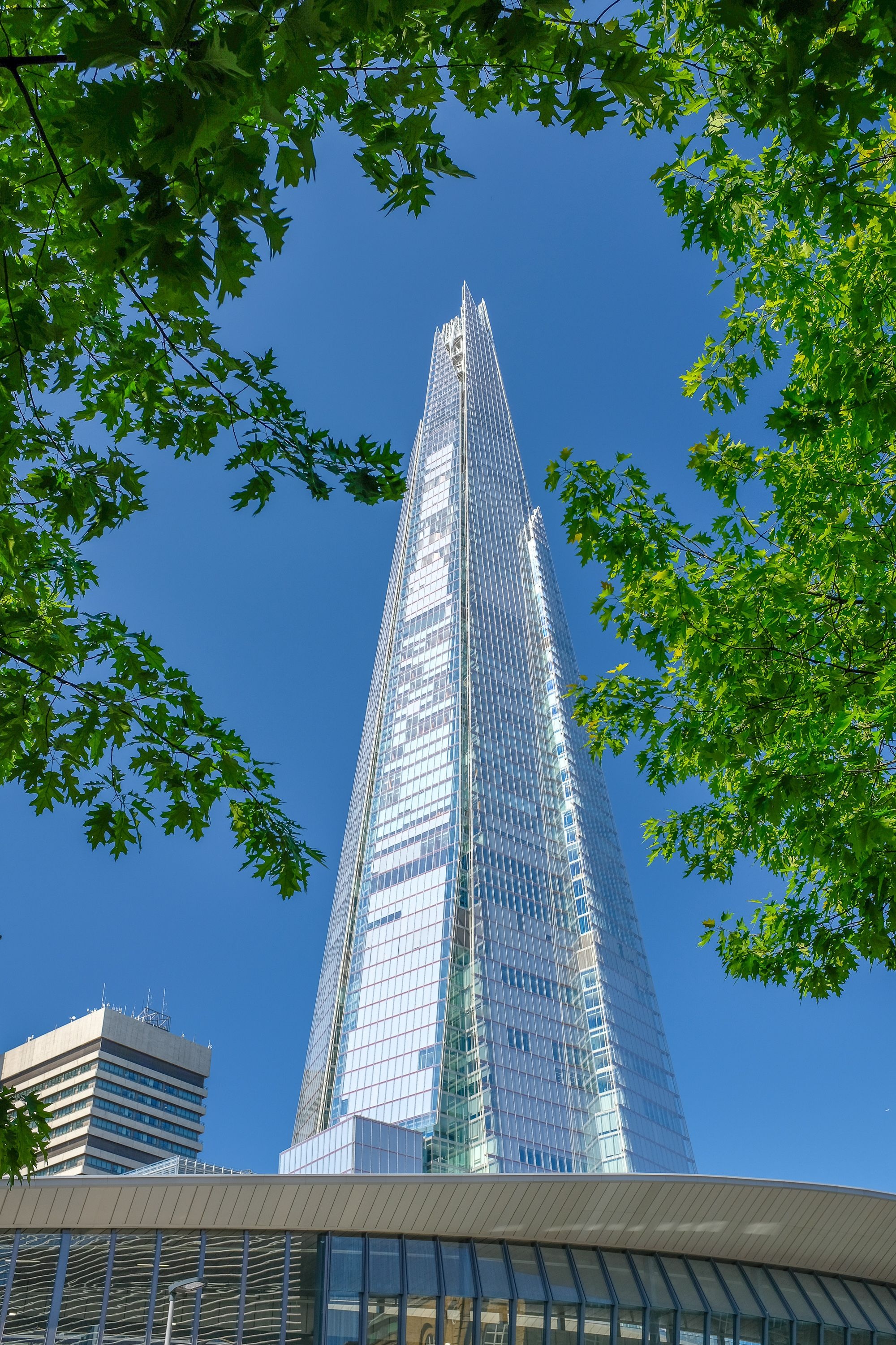 The Shard, London postcard, Landscape architecture, Building diagram, 2000x3000 HD Phone