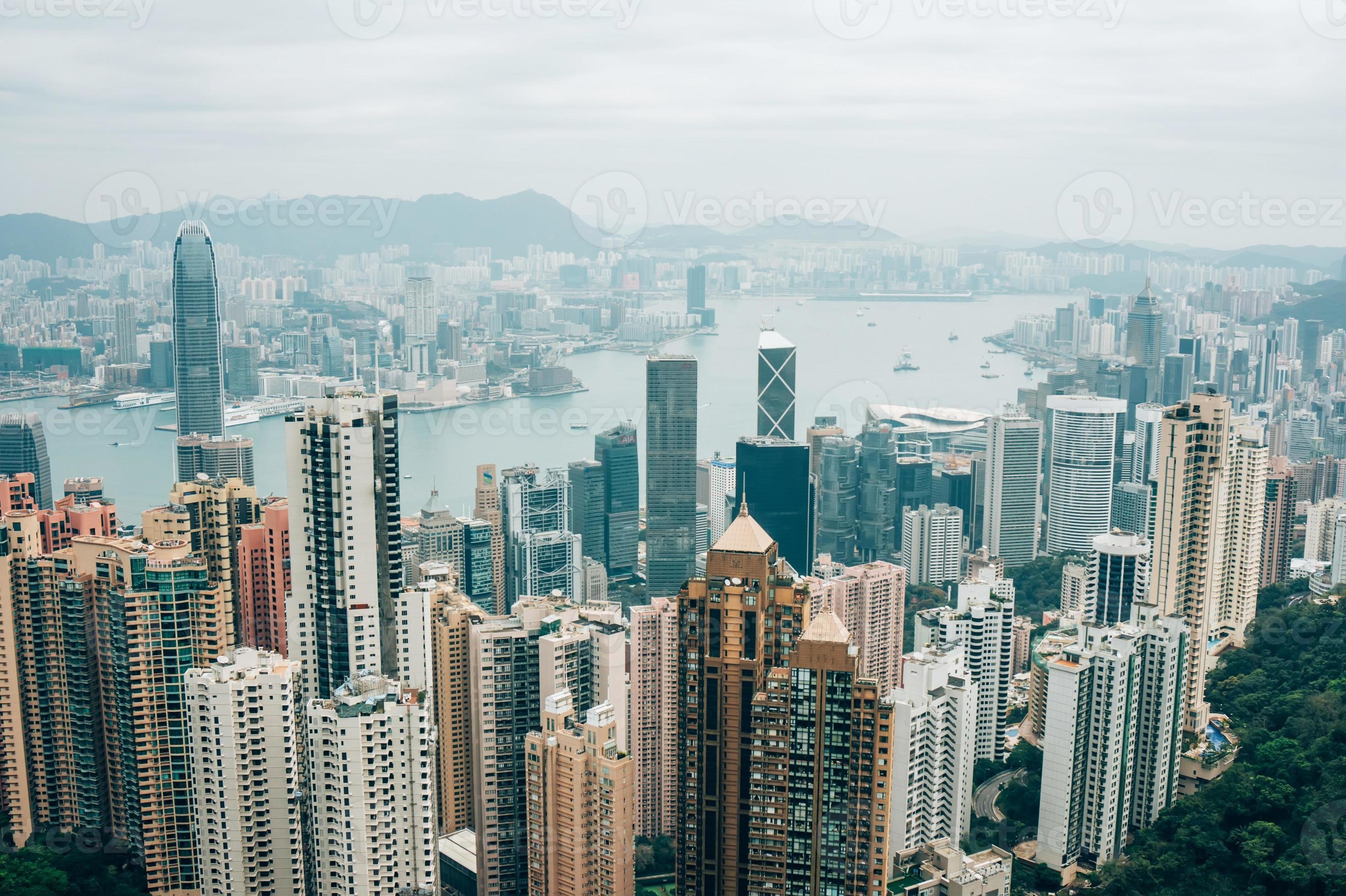 Victoria Peak, Kowloon, Stock photo, 2950x1960 HD Desktop