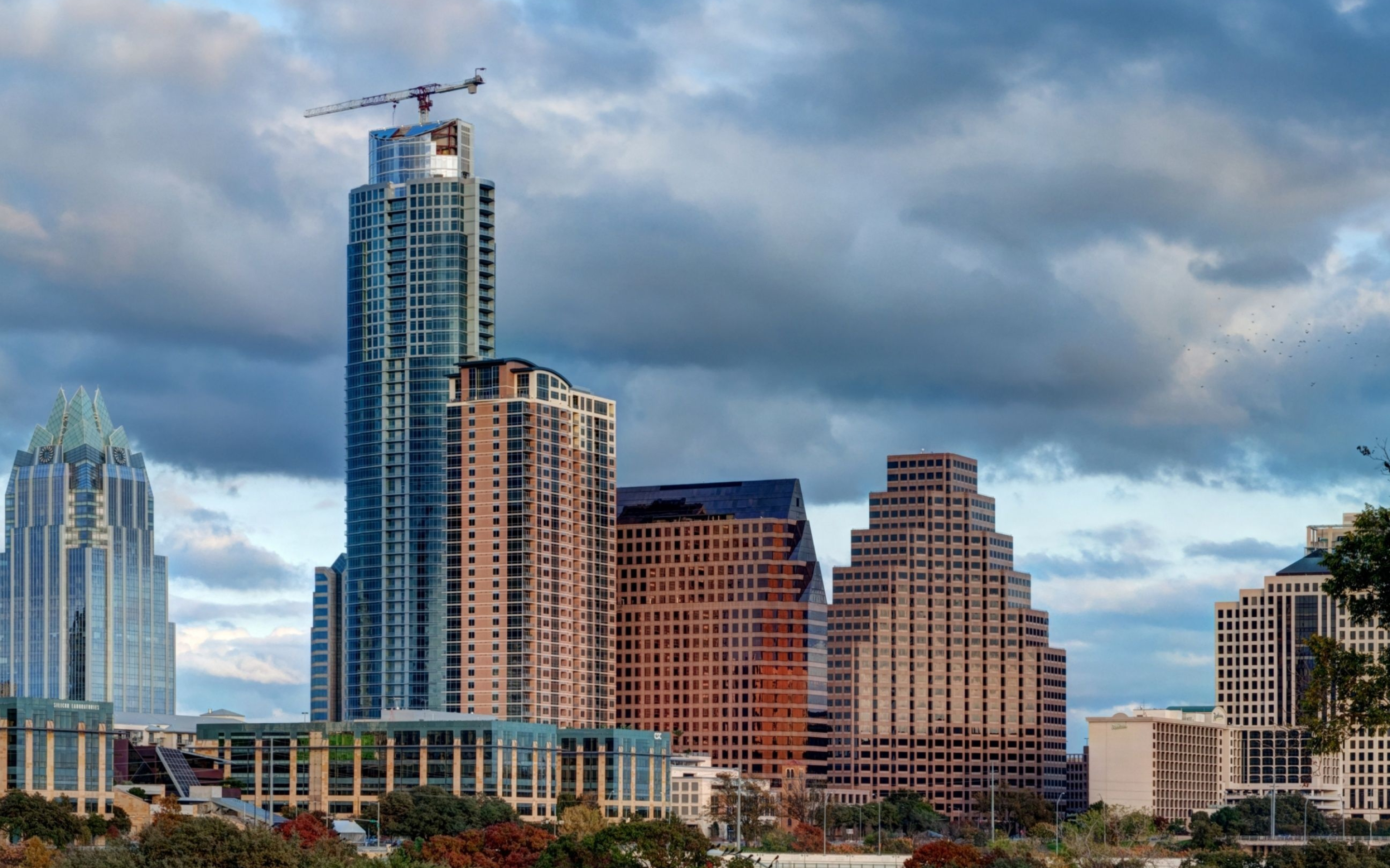 Downtown, Austin Wallpaper, 2880x1800 HD Desktop