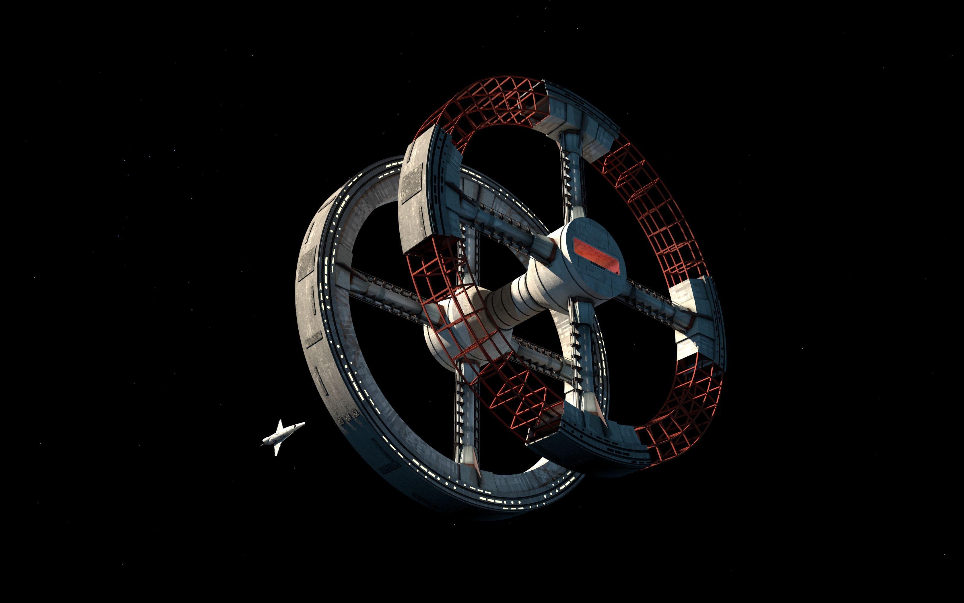 Space Station V, Space Odyssey Wallpaper, 3360x2100 HD Desktop