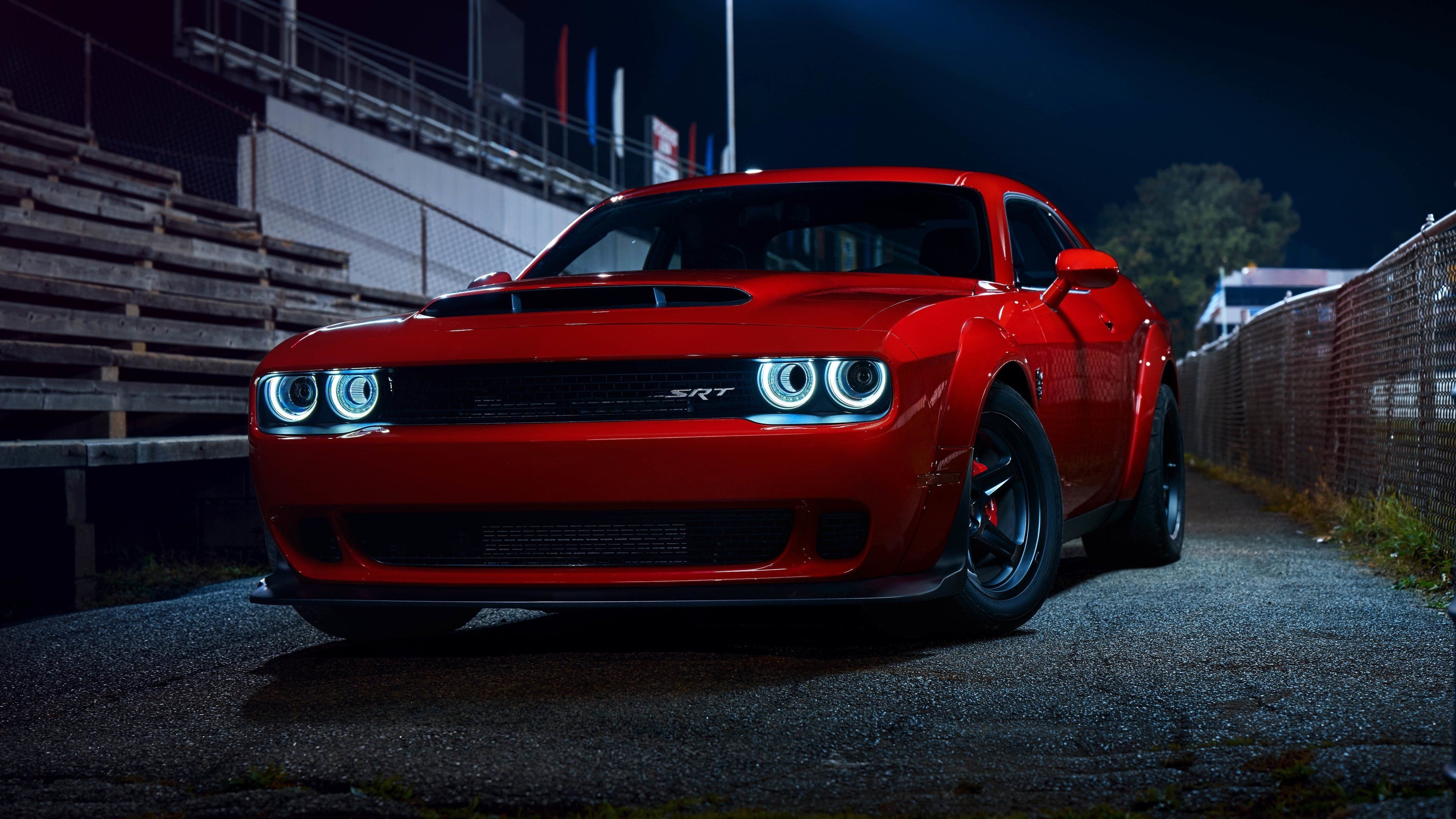 Dodge Challenger, Demon 4K, Wallpaper, High-resolution images, 3840x2160 4K Desktop