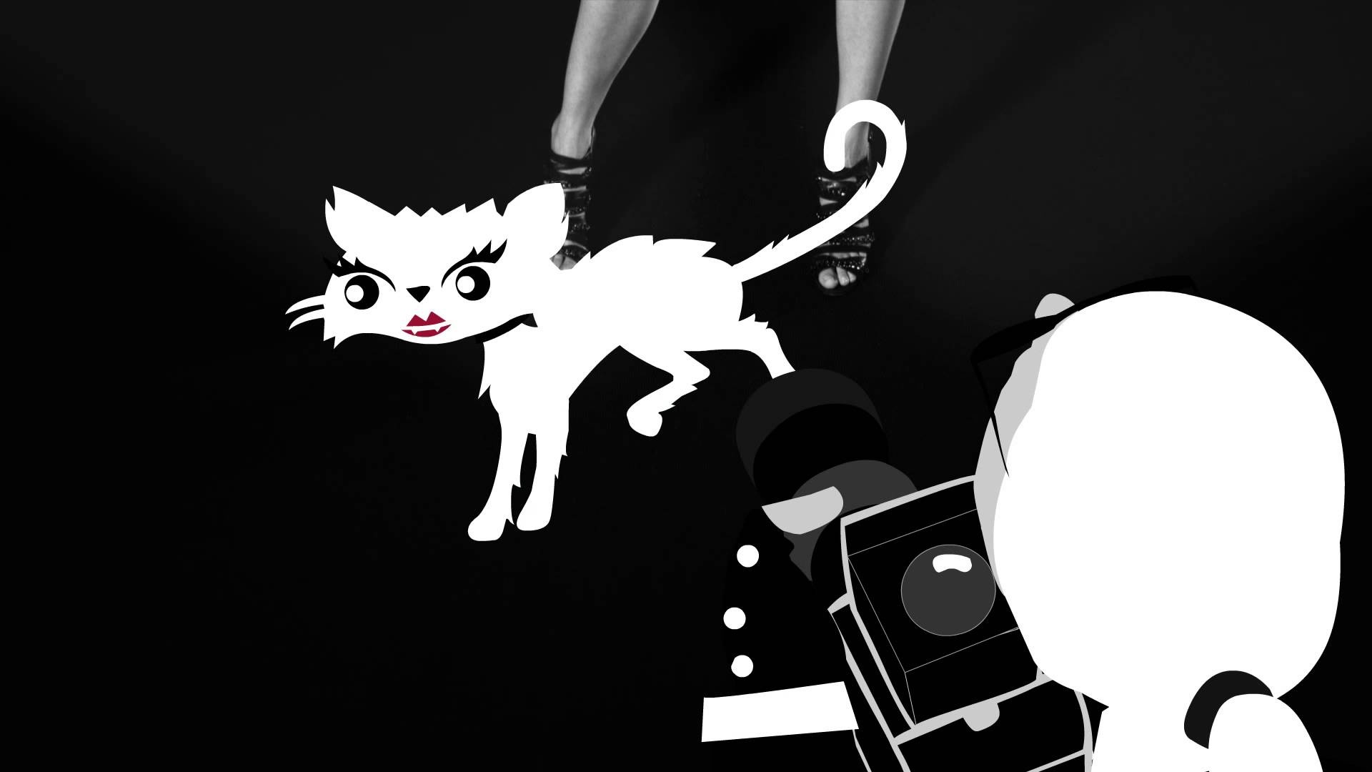 Artwork, Choupette (Cat) Wallpaper, 1920x1080 Full HD Desktop