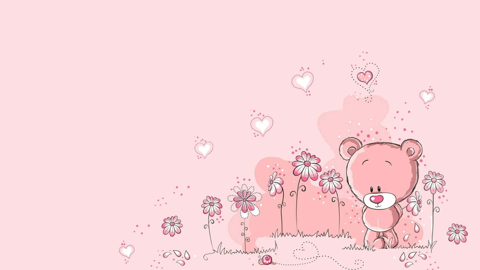 Teddy bear, Cool Girly Wallpaper, 1920x1080 Full HD Desktop