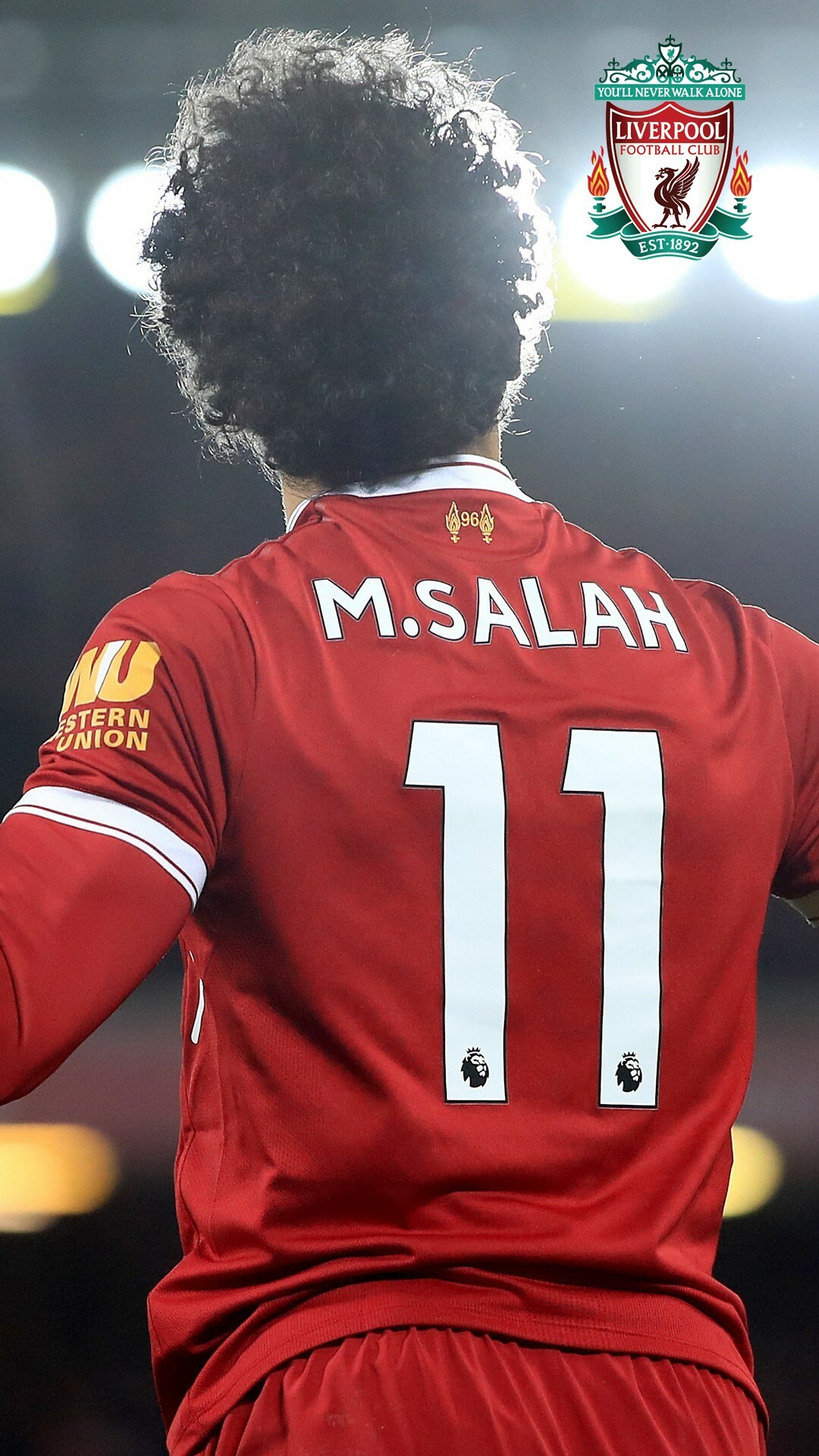 3D iPhone wallpaper, Wallpaper iPhone Liverpool, Mohamed Salah, 1080x1920 Full HD Phone