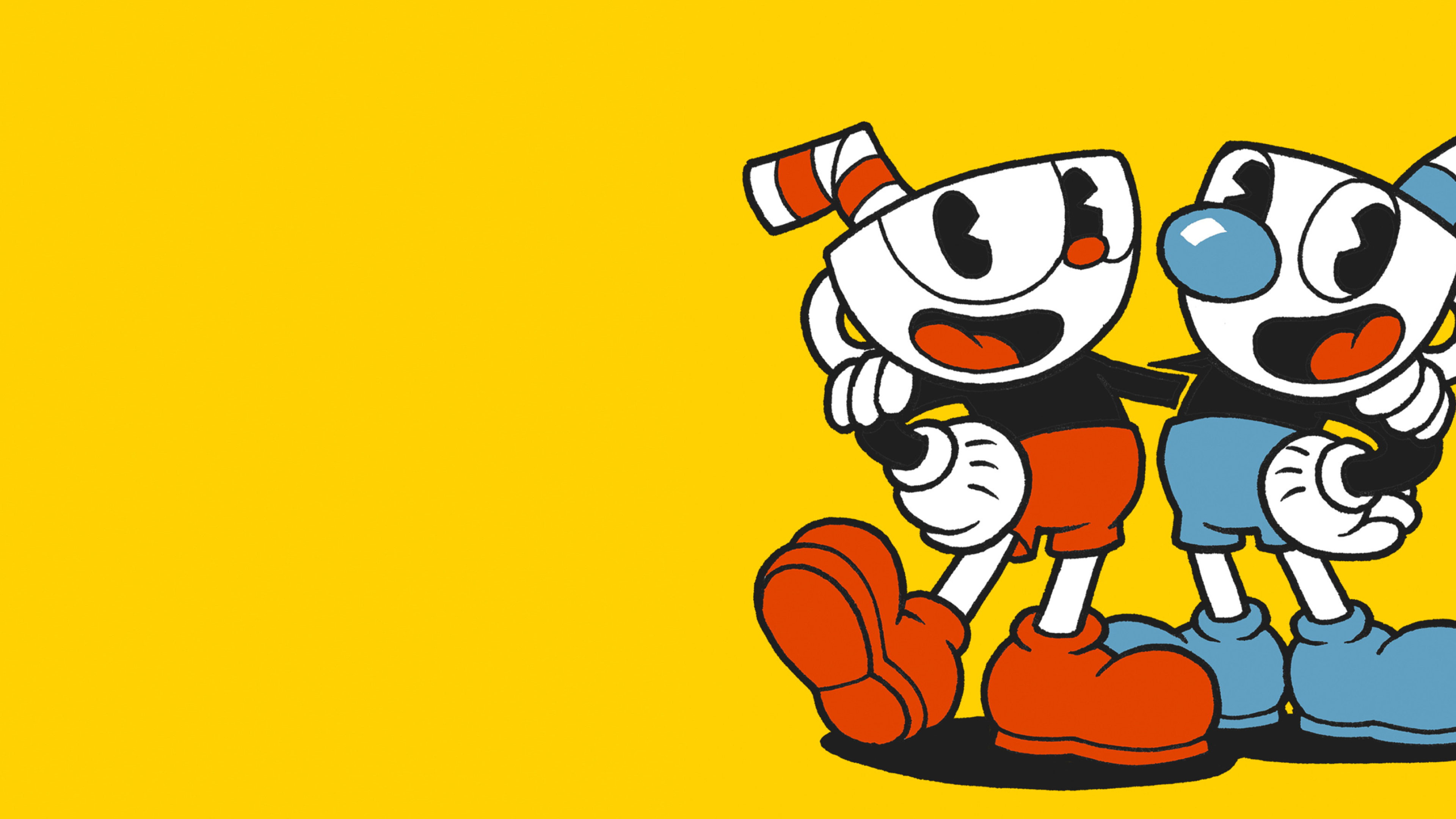 The Cuphead Show!, Cuphead characters, Cartoon chaos, Fierce boss fights, 3840x2160 4K Desktop