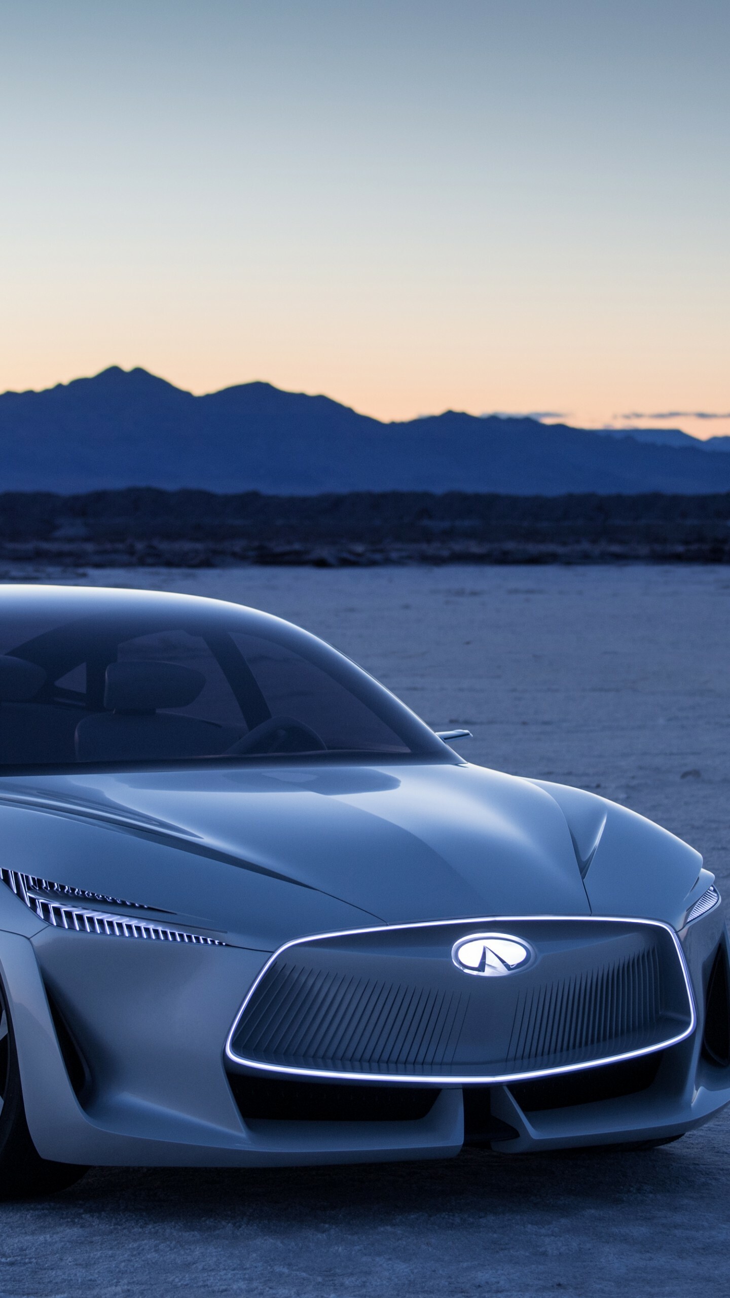 Infiniti Q Inspiration, Futuristic design, 4K wallpaper, Cars and bikes enthusiasts, 1440x2560 HD Phone