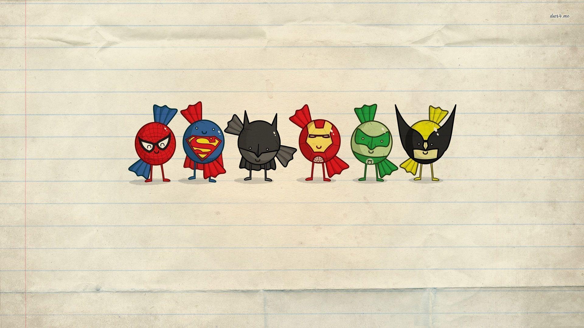 Super Heroes, Cartoon Heroes, Cartoon Heroes Backgrounds, 1920x1080 Full HD Desktop