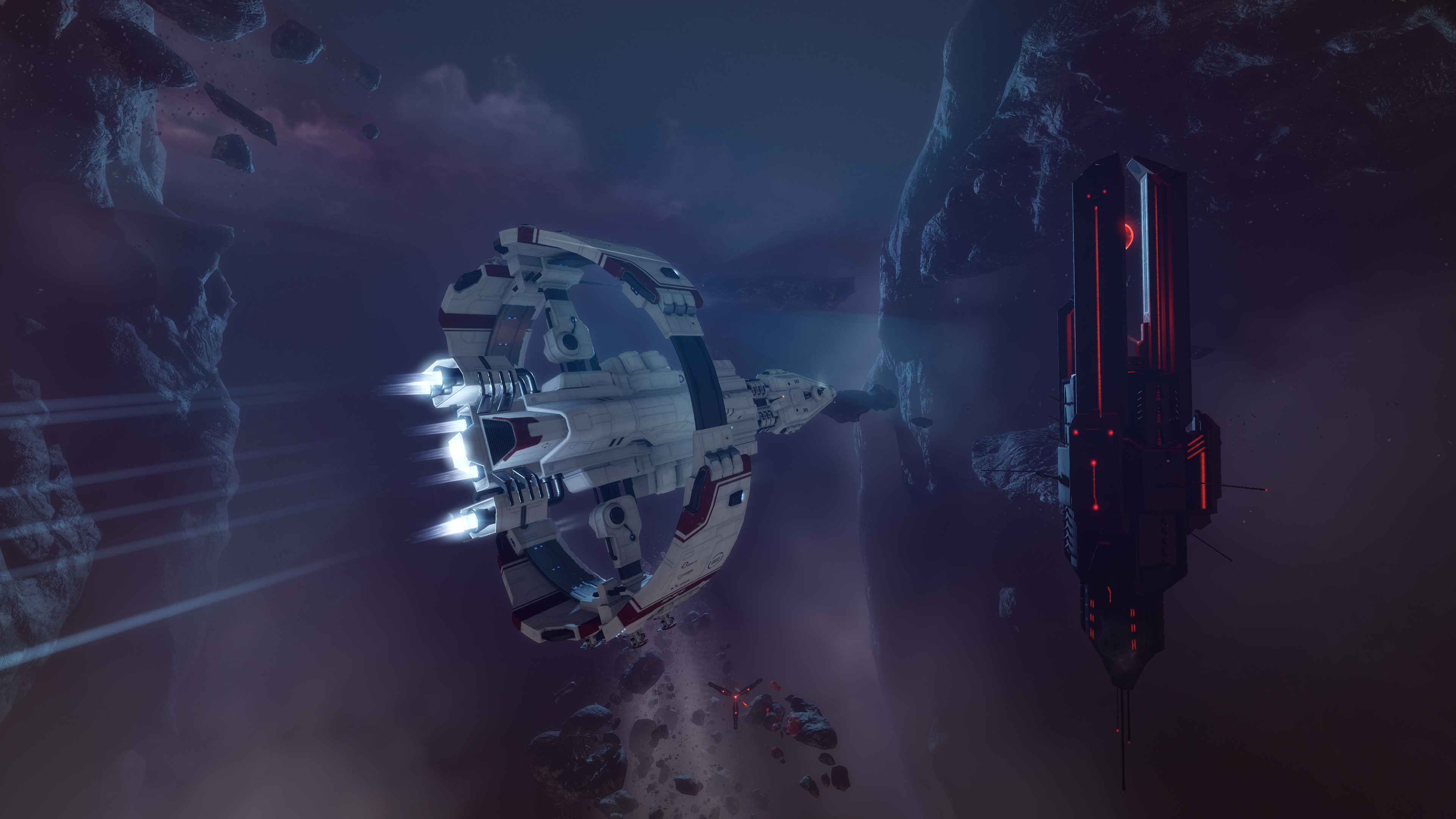 EVE Online, Abyssal Deadspace, Beyond the filaments, Uncertain dangers, 3840x2160 4K Desktop