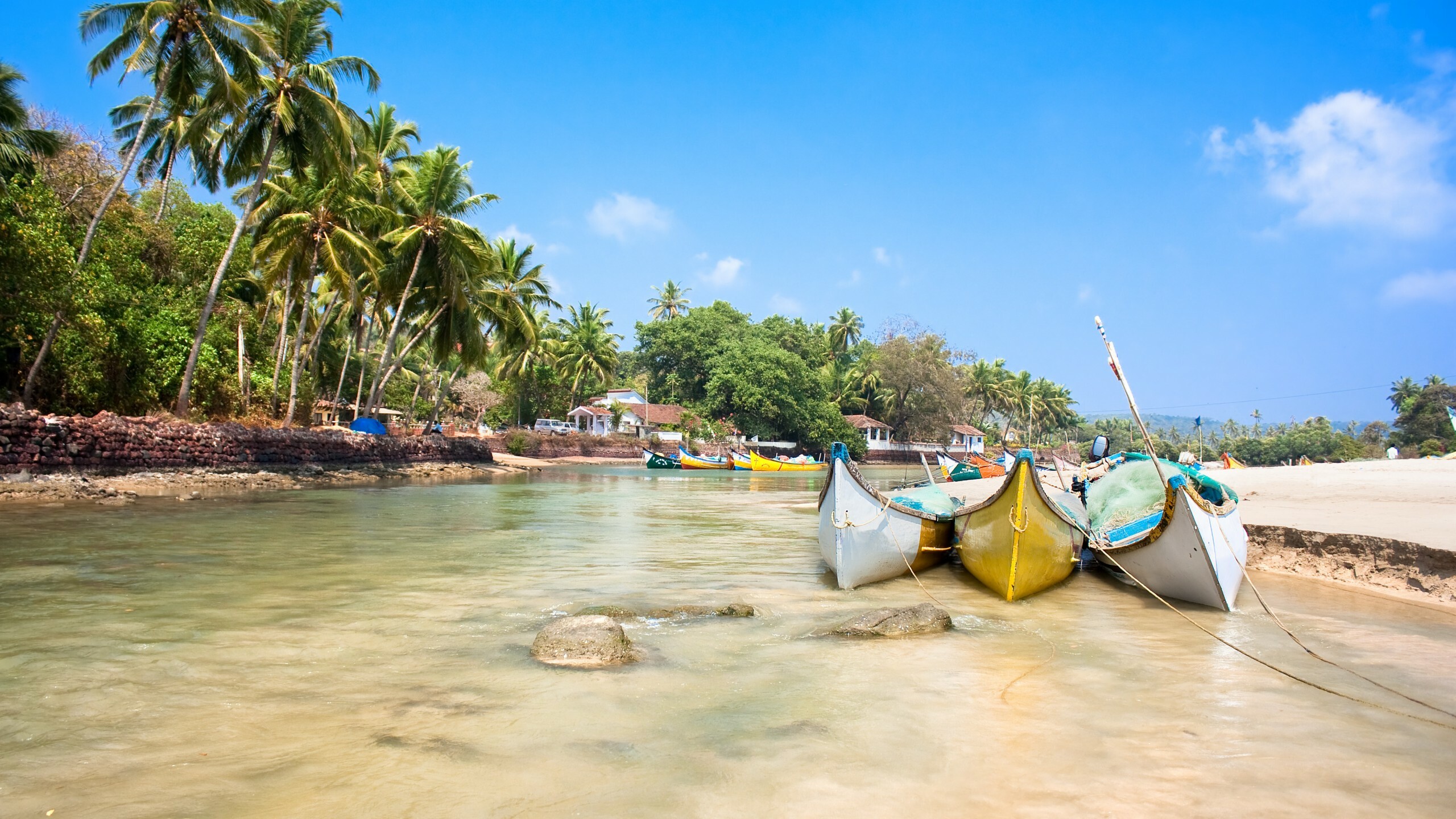 Baga Beach, India Wallpaper, 2560x1440 HD Desktop