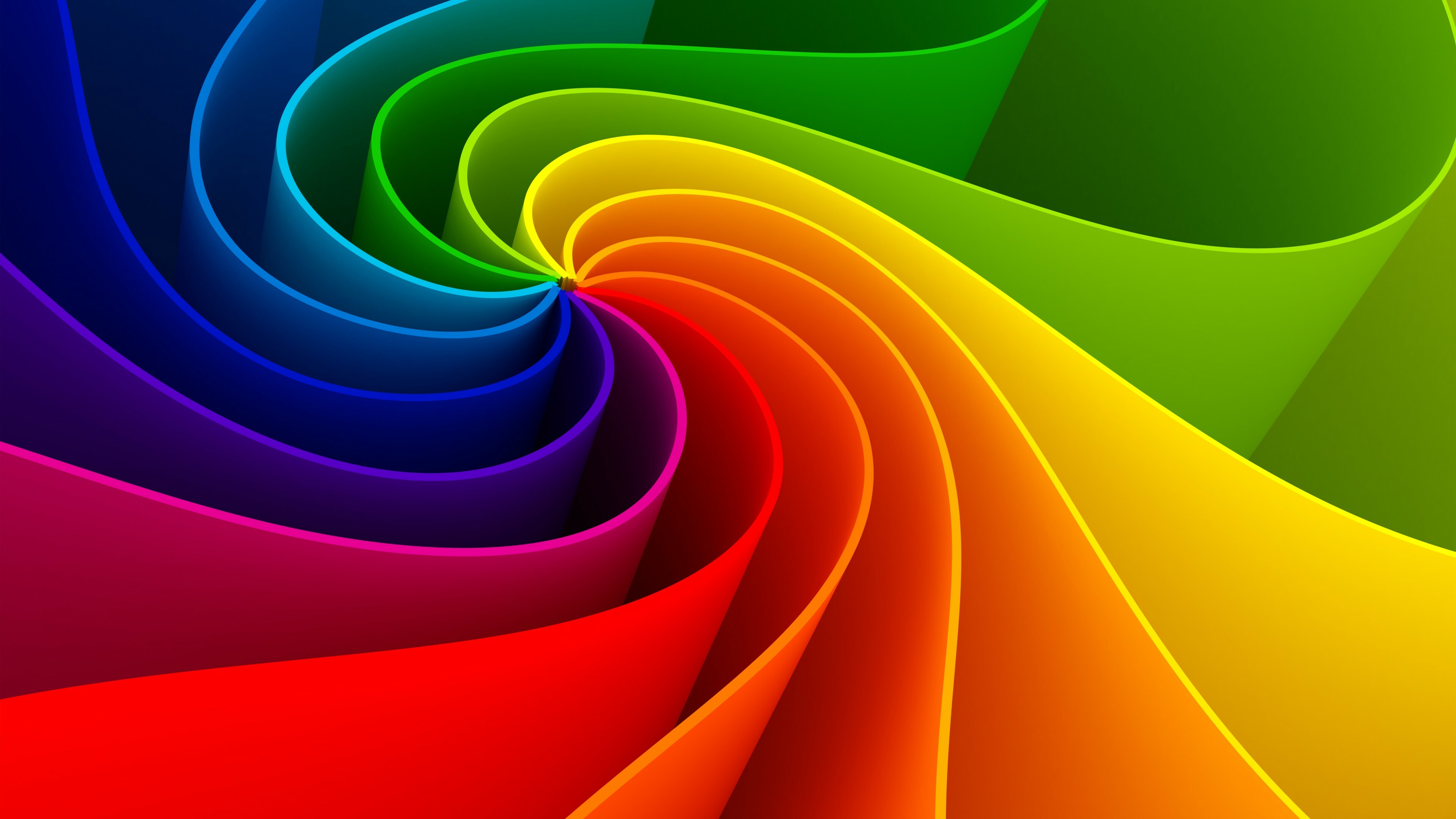 Rainbow, Colorful spectrum, Vibrant display, Nature's art, 3840x2160 4K Desktop