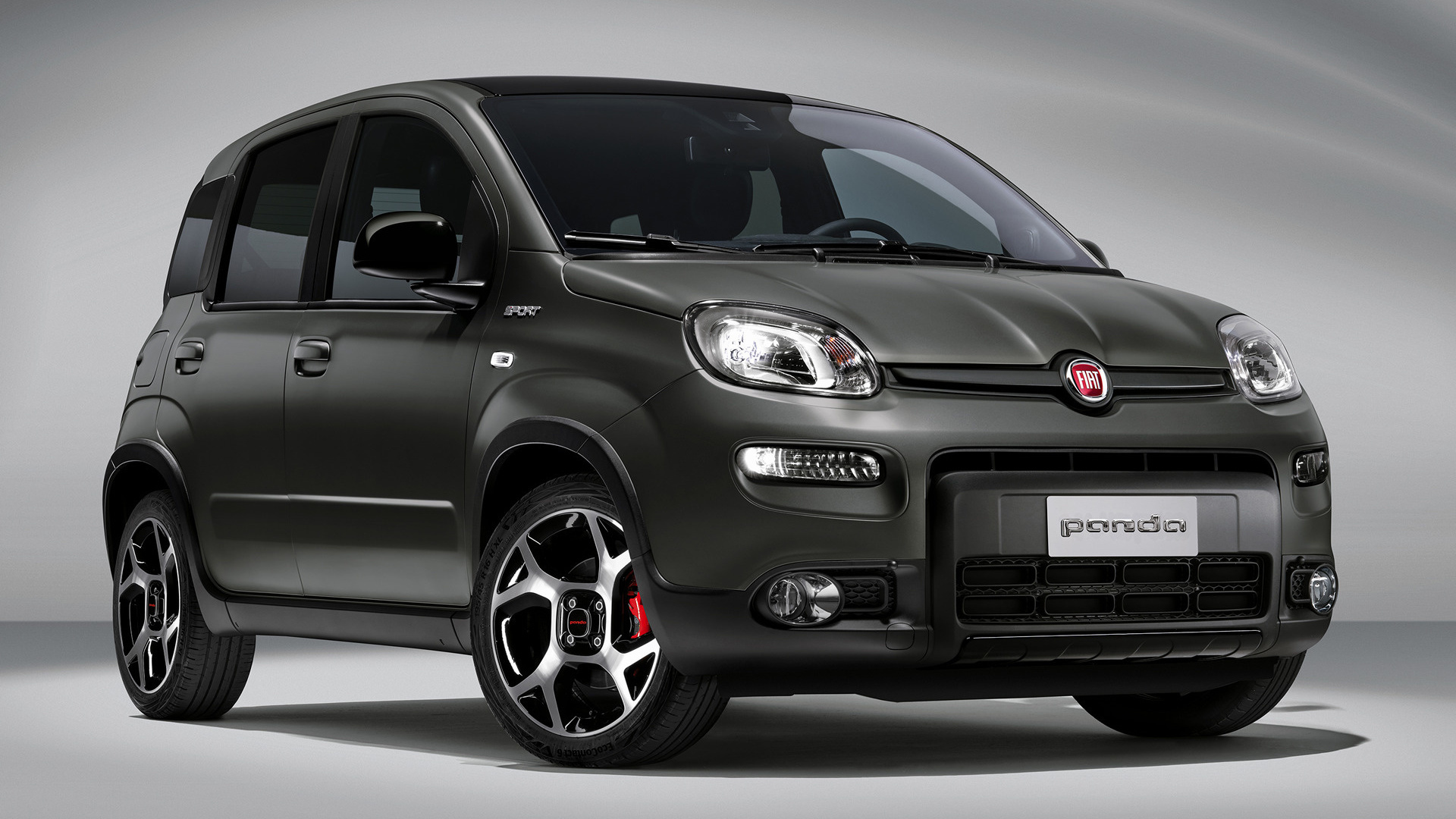 Fiat Panda, Sporty hybrid, Bold design, Fuel-efficient performance, 1920x1080 Full HD Desktop