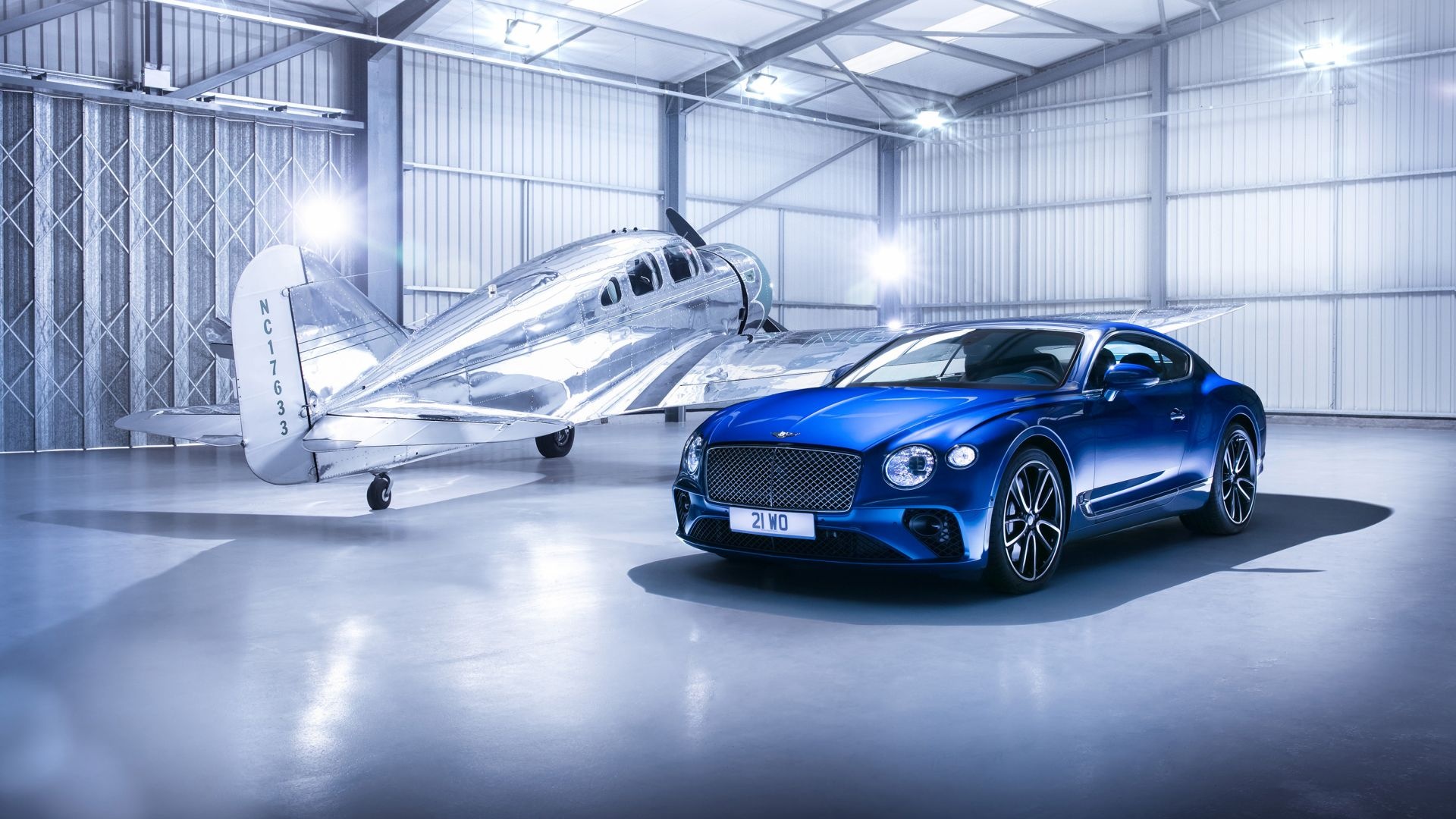 Bentley Continental, Auto Desktop Wallpaper, 2018 Bentley Continental GT, 1920x1080 Full HD Desktop