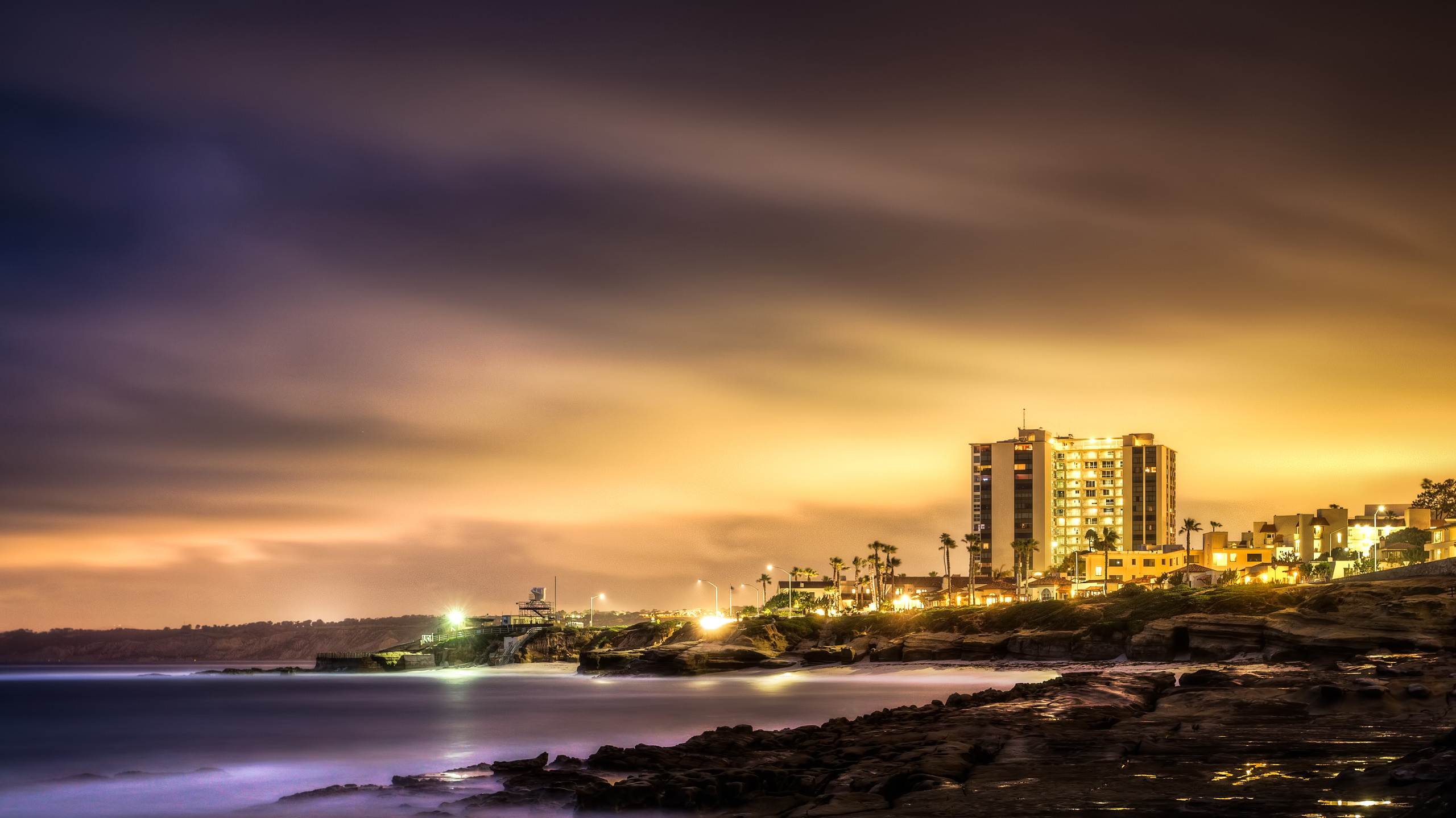 Jolla wallpaper, San Diego landscapes, Natural beauty, Mobile screensaver, 2560x1440 HD Desktop