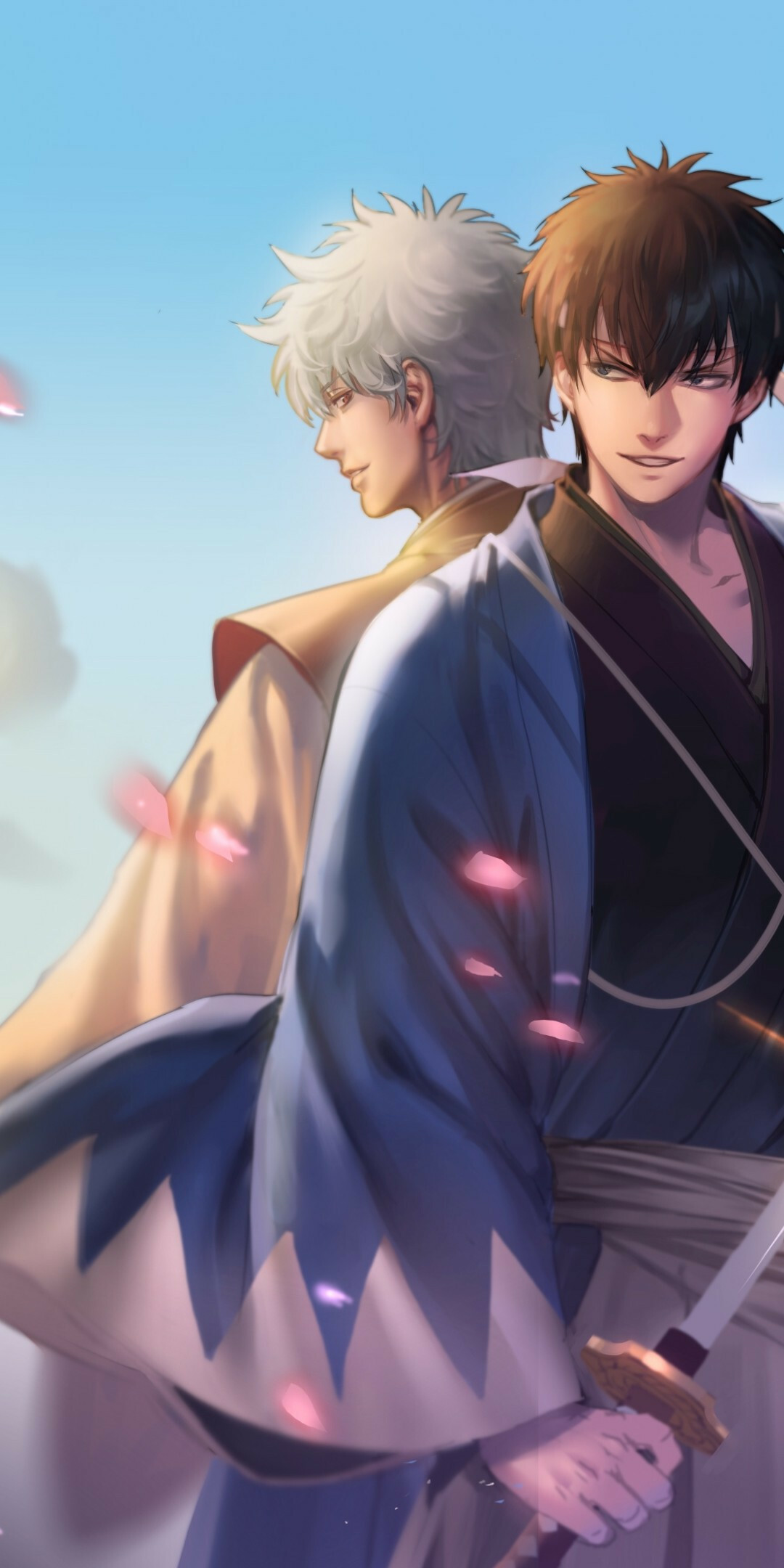 Gintama: The Final, Gintoki, Hijikata, Katana wallpapers, 1080x2160 HD Phone