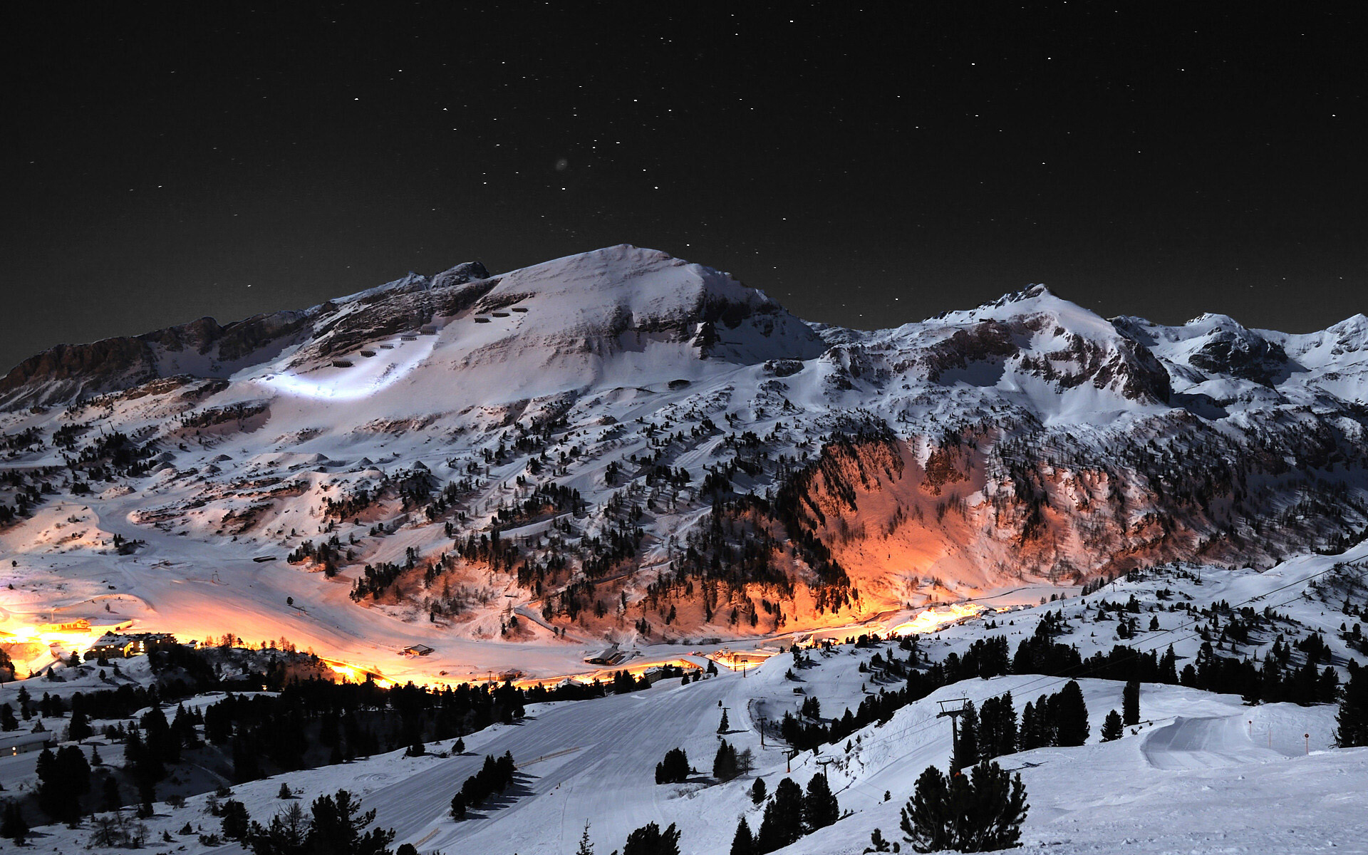 Snowy valley, Winter Wallpaper, 1920x1200 HD Desktop