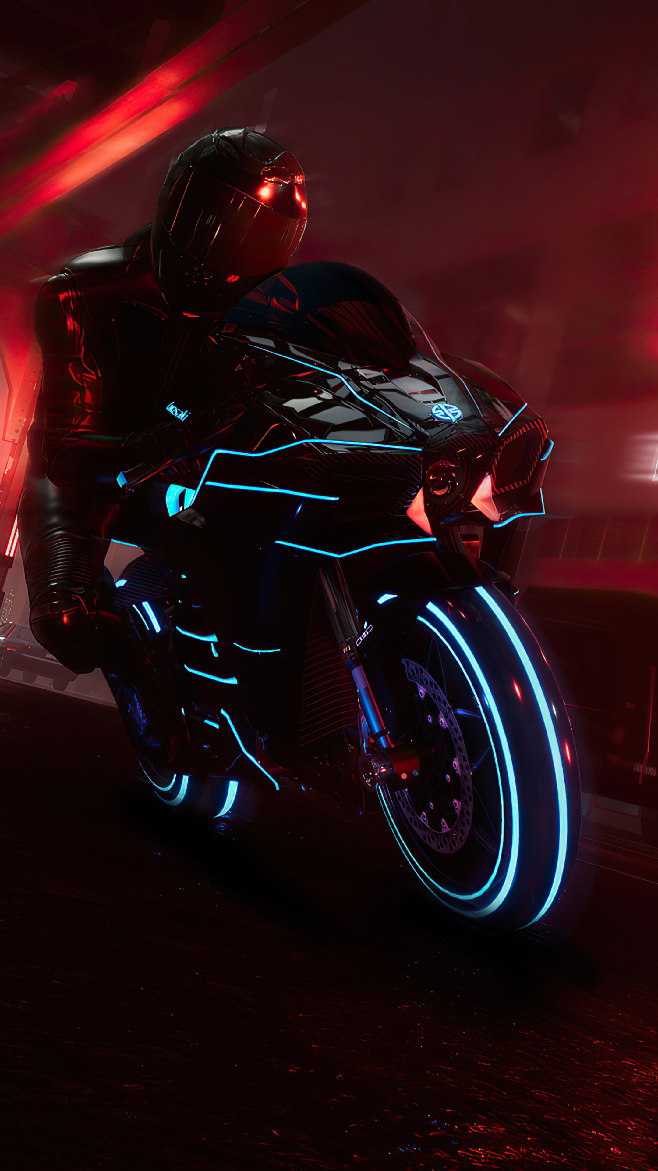 Kawasaki Ninja H2, Auto, The Crew 2, HD wallpapers, 2160x3840 4K Phone