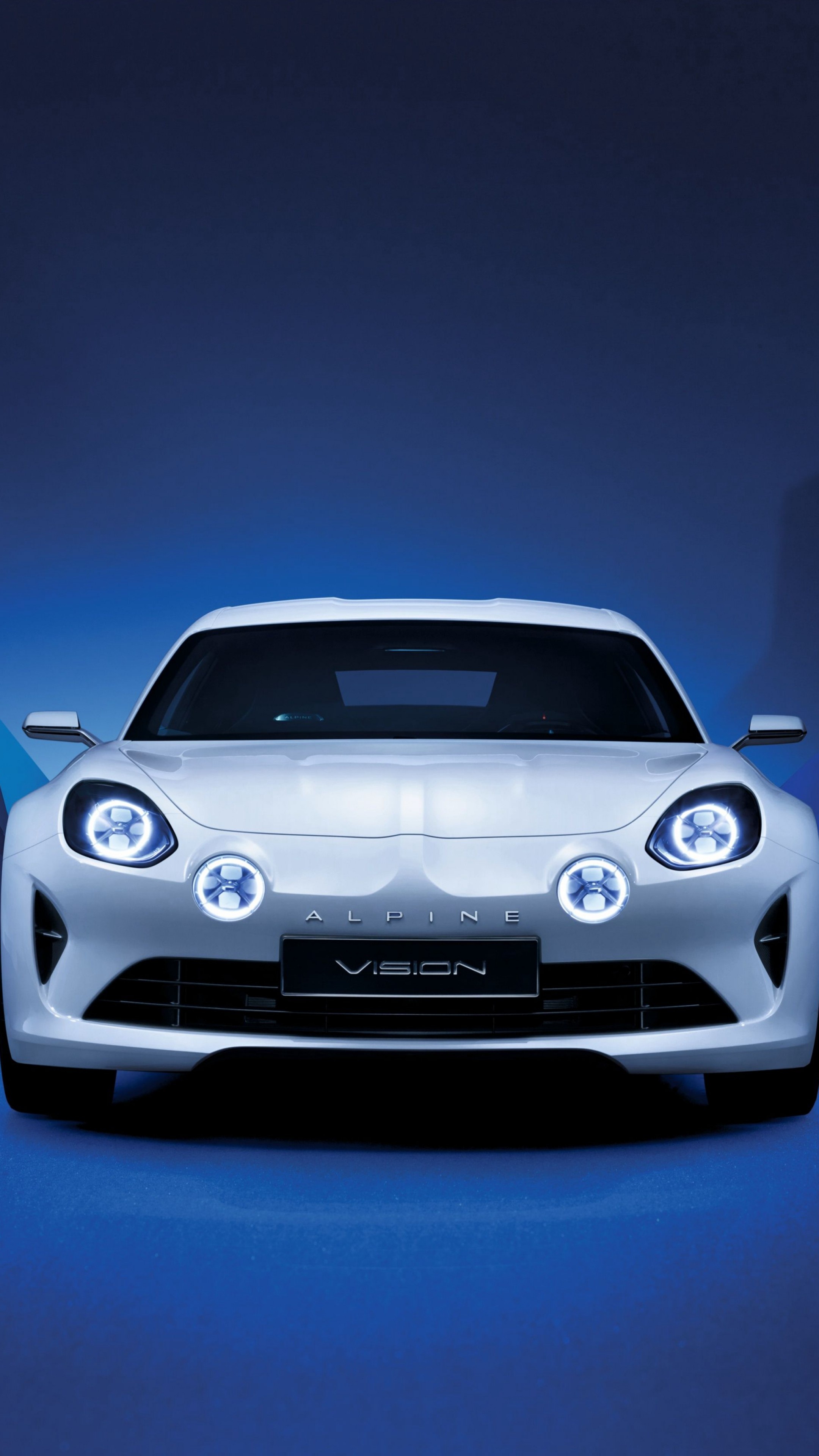 Alpine Vision, Renault sports, Automotive art, Geneva showcase, High-performance vehicle, 2160x3840 4K Phone
