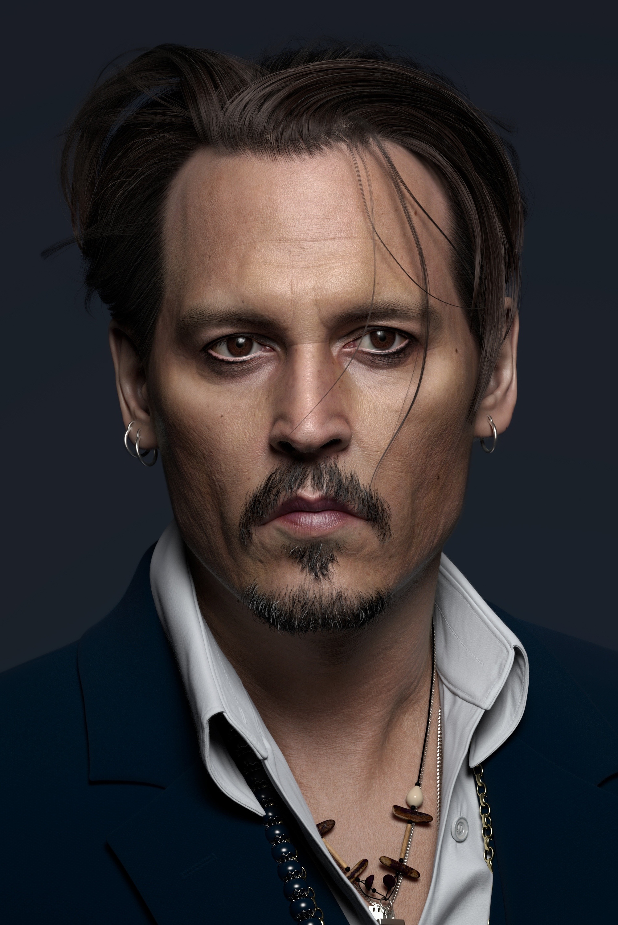 Johnny Depp, Movies, Suit, Necklace, 2010x3000 HD Phone