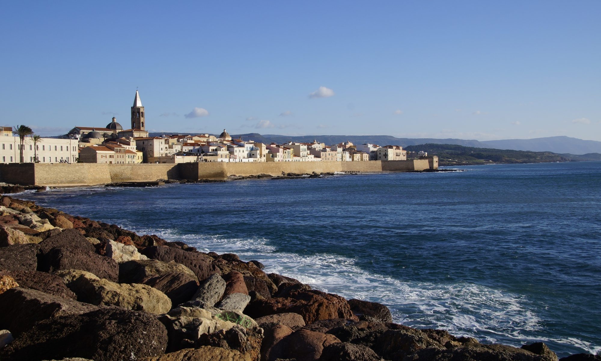 Alghero, Sardinia's beauty, Charming town, Captivating allure, 2000x1200 HD Desktop