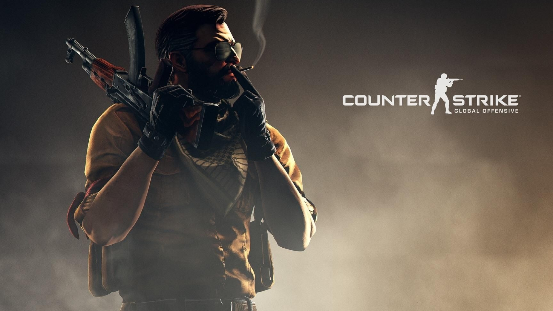 The Elite Mr. Muhlik, AK-47 assault rifle, COUNTER STRIKE GLOBAL OFFENSIVE, Full HD Desktop wallpaper