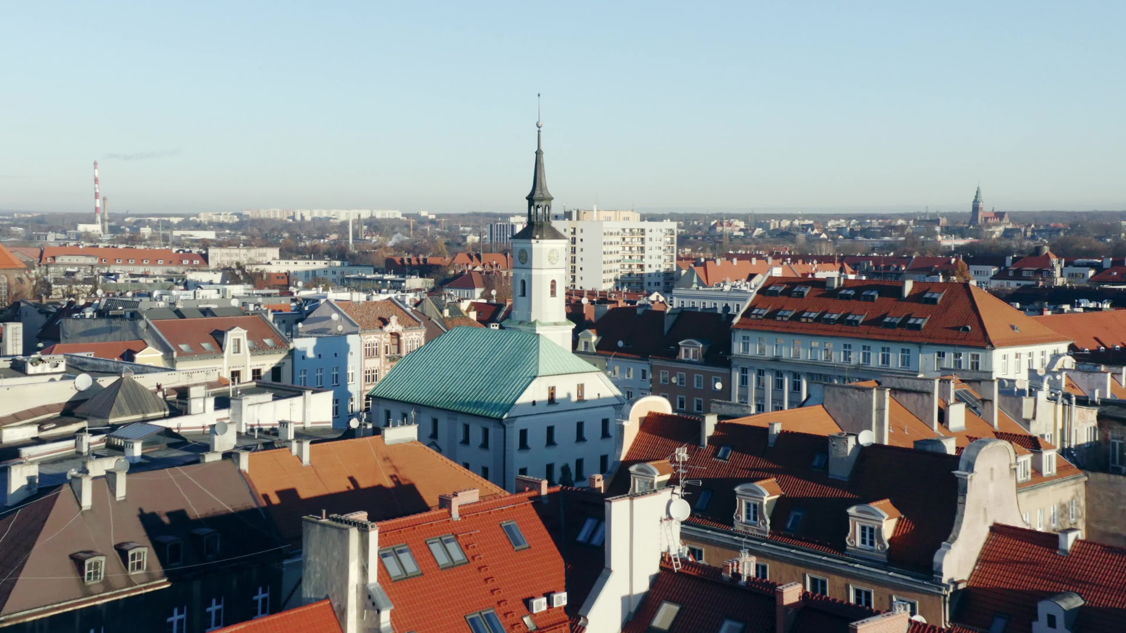 Gliwice town hall, Polish landmark, Upper Silesia, Architectural beauty, 3840x2160 4K Desktop