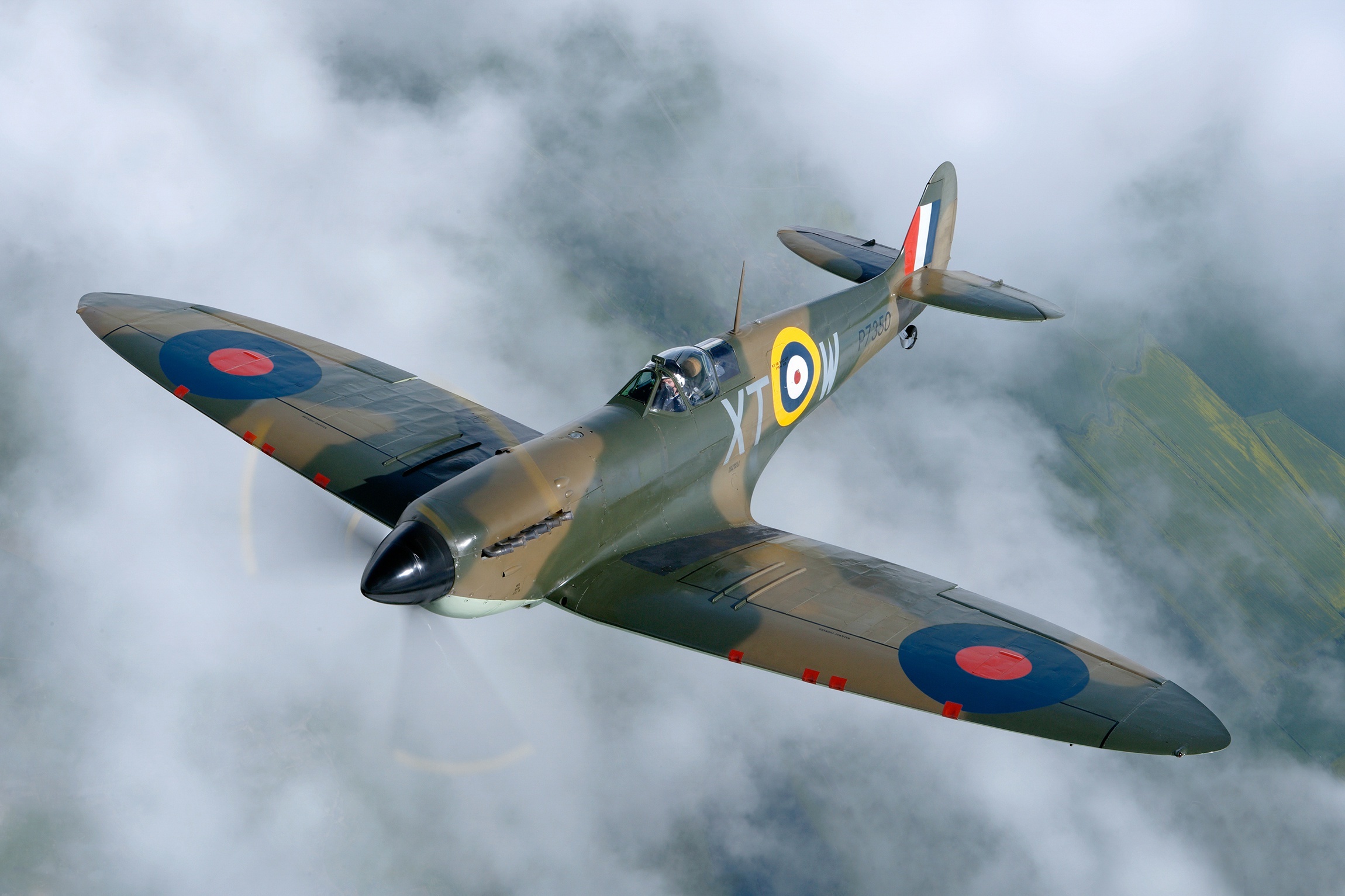 Classic aircraft, Spitfire marvel, HD wallpaper, Aviation beauty, 2300x1540 HD Desktop