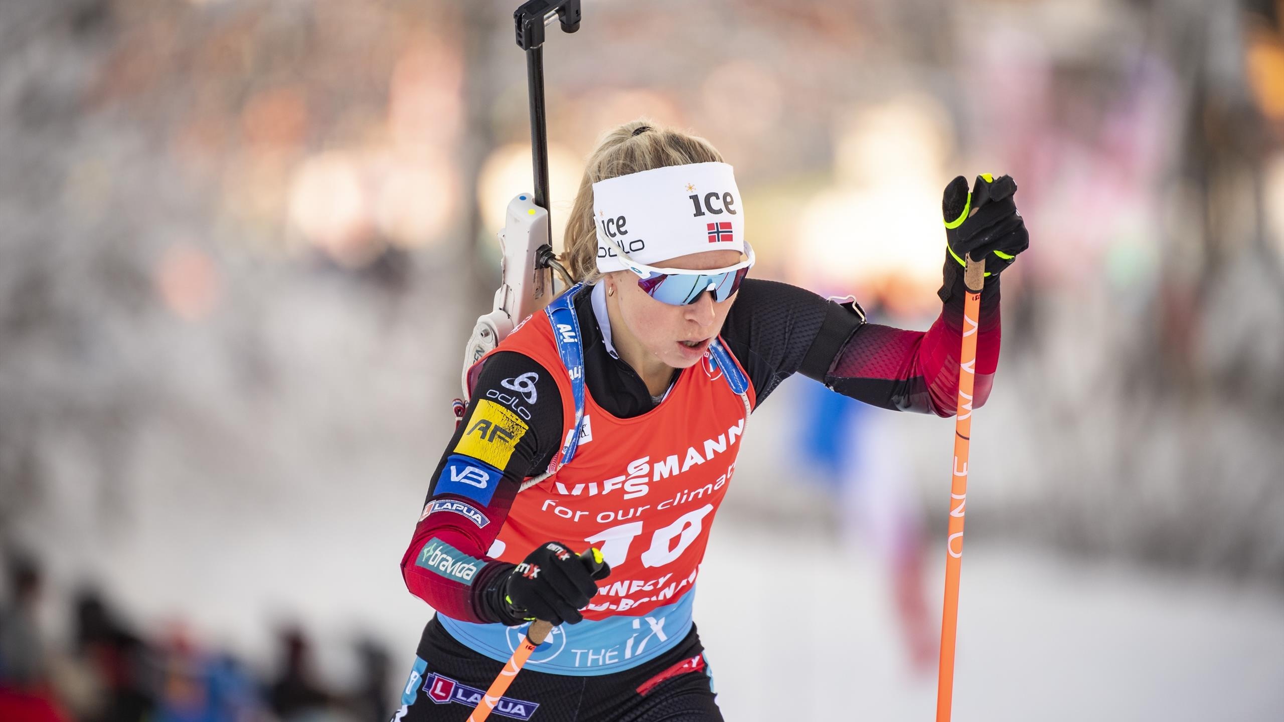 Tiril Eckhoff, Illness impact, Skipping Oberhof World Cup, Eurosport, 2560x1440 HD Desktop