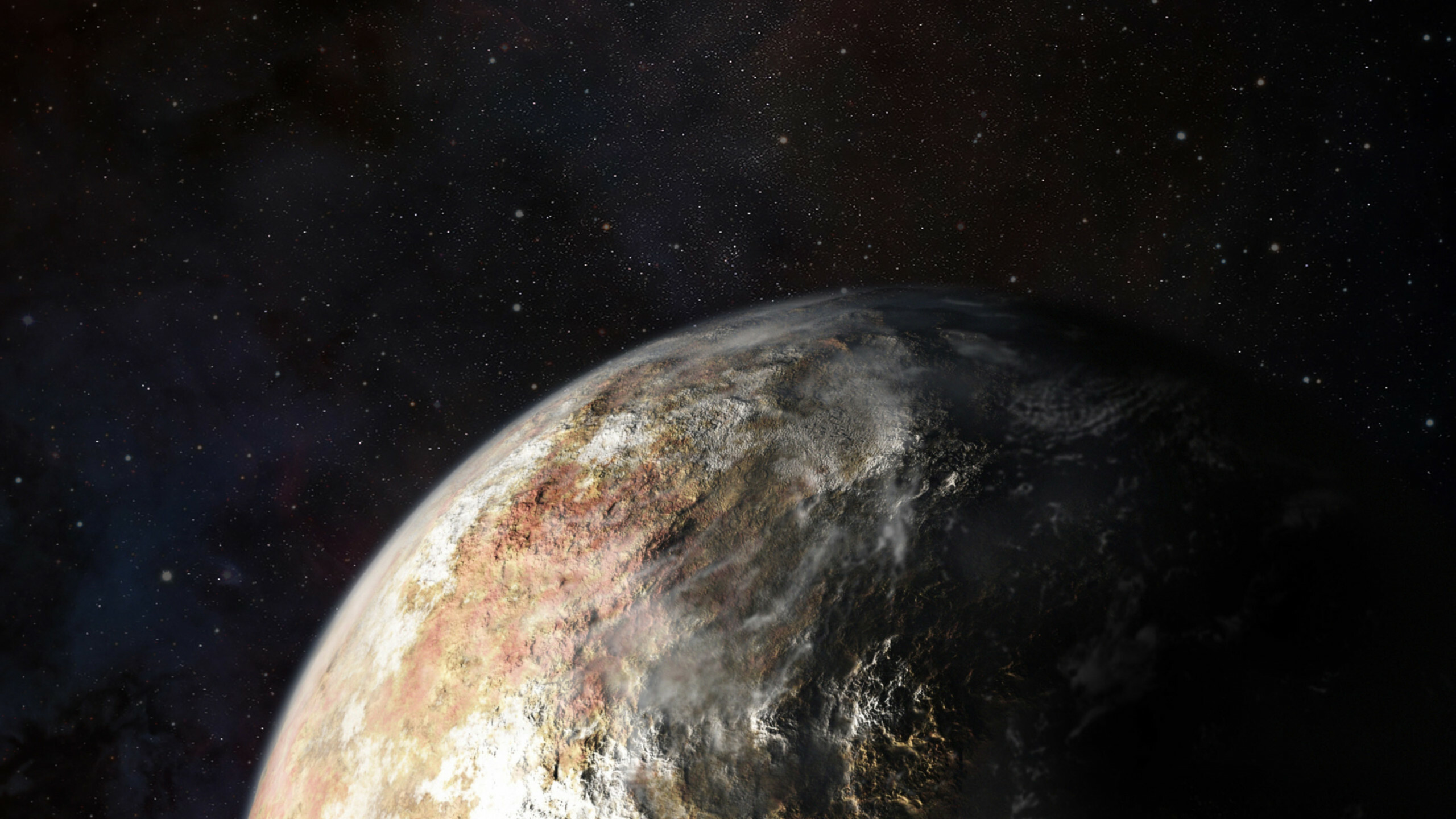 Deep Space, Pluto Wallpaper, 2560x1440 HD Desktop