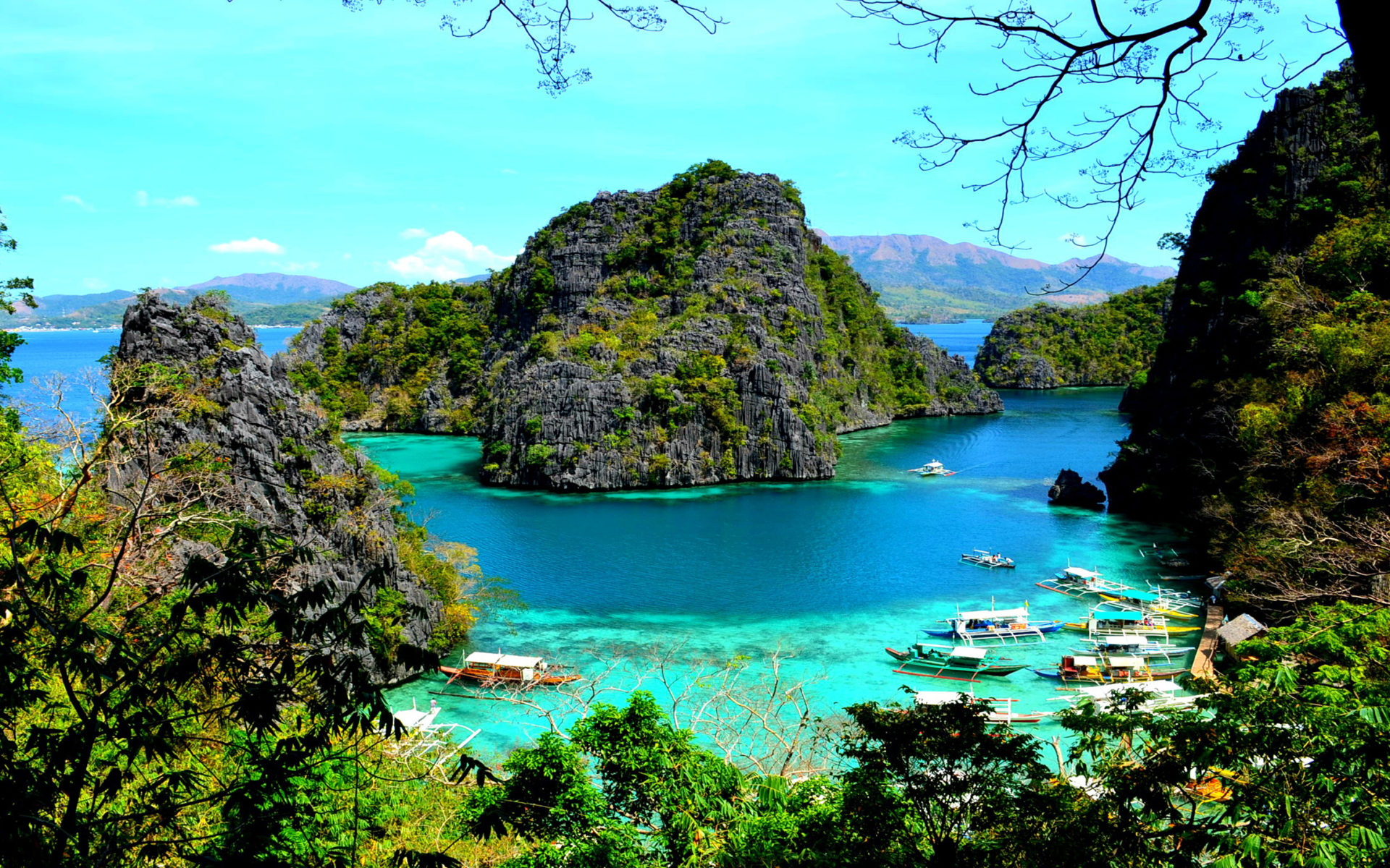 Kayangan Lake, Coron Palawan, 1920x1200 HD Desktop