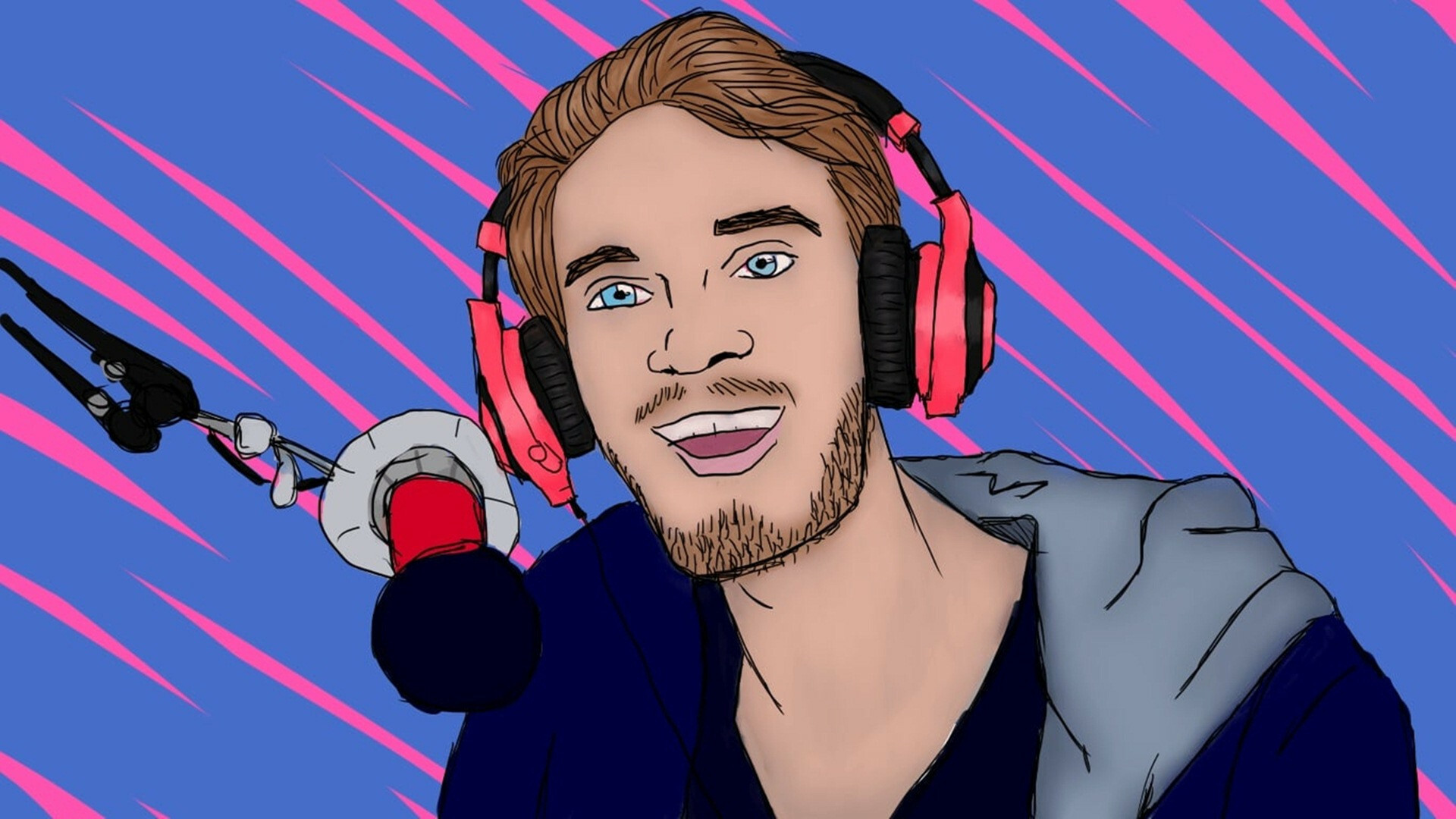 PewDiePie desktop wallpaper, 22549 baltana, High-quality image, Customization option, 1920x1080 Full HD Desktop