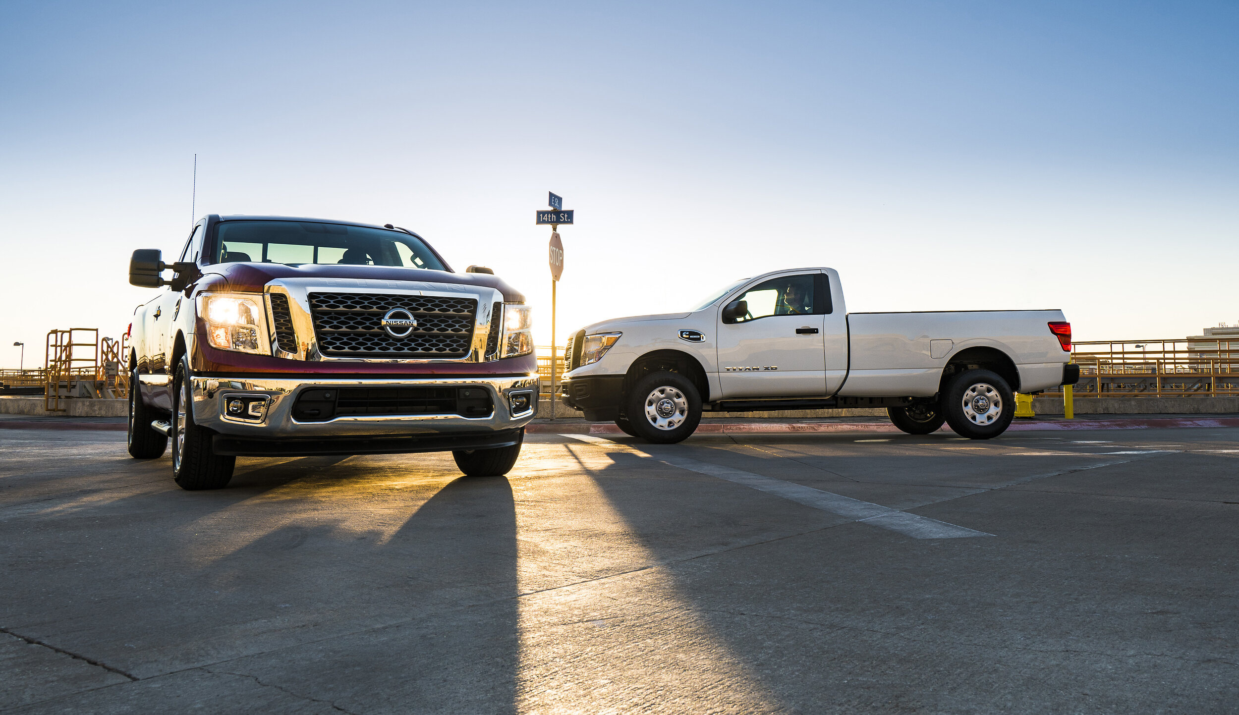 Nissan Titan, Powerful truck, Mike Ditz photography, Impressive features, 2500x1450 HD Desktop