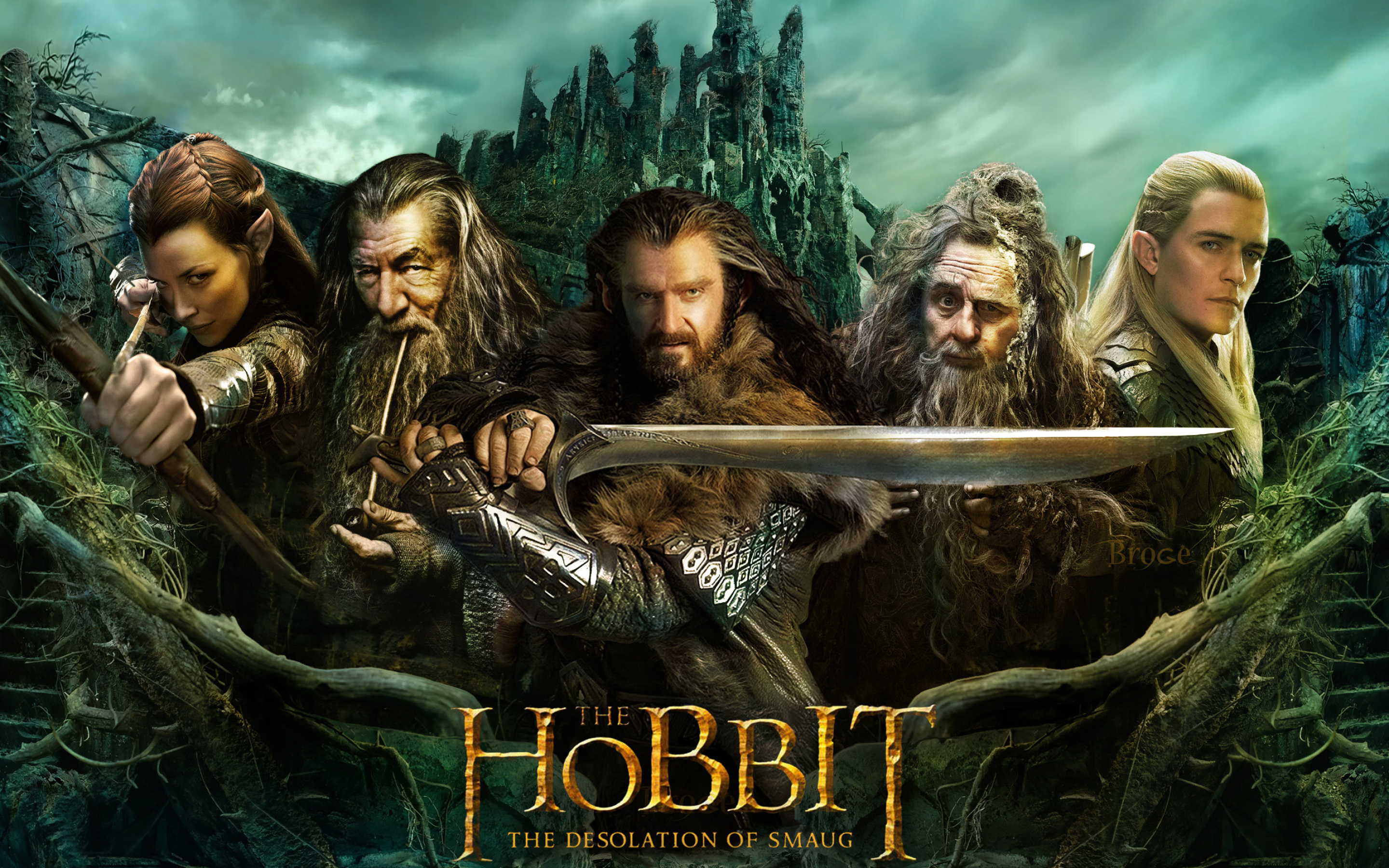 The Hobbit: The Desolation of Smaug, Legolas Wallpaper, 2880x1800 HD Desktop