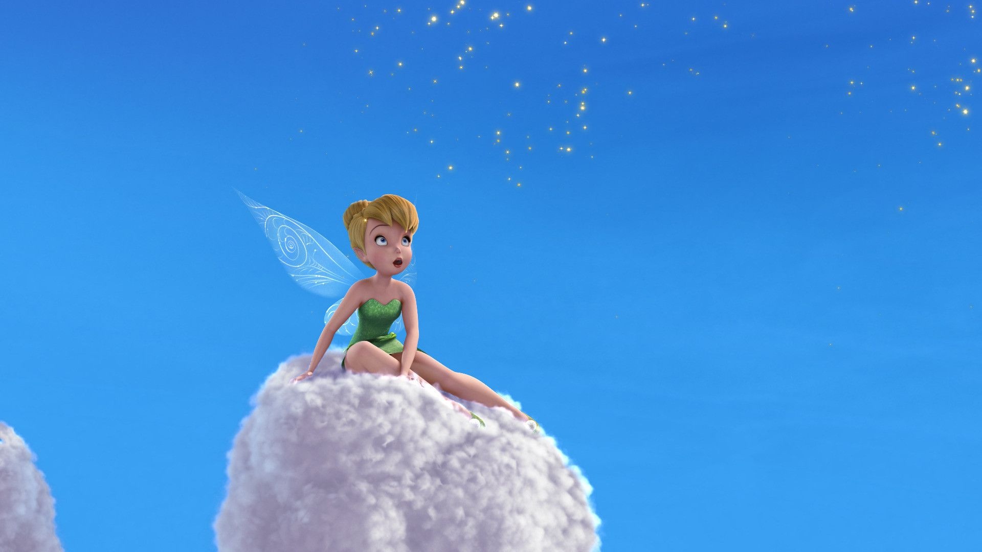 Tinker Bell, Magical walls, Pixie dust, Animation, 1920x1080 Full HD Desktop