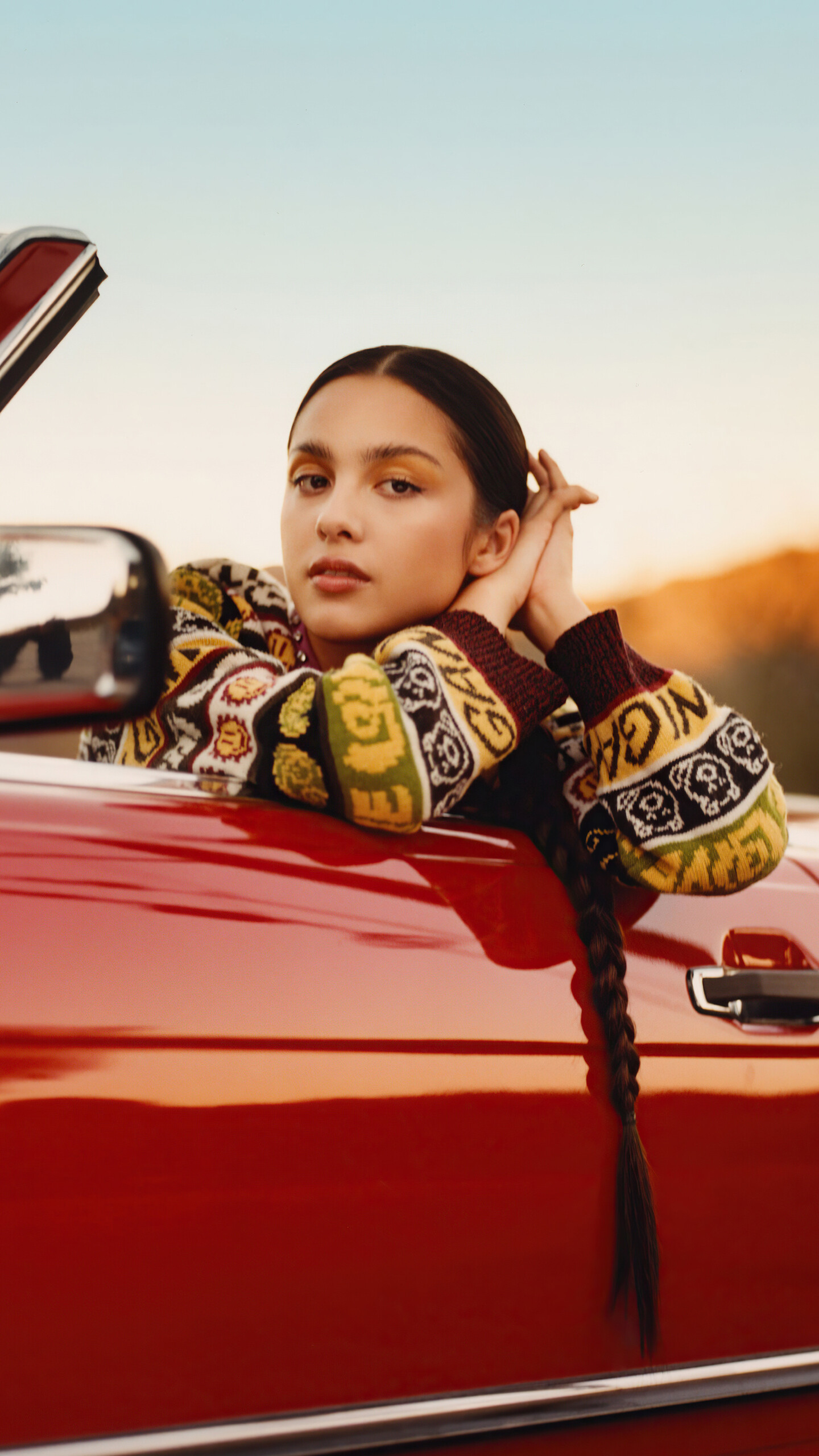 Olivia Rodrigo, Teen Vogue cover, Smartphone wallpaper, Stunning visuals, 1440x2560 HD Phone