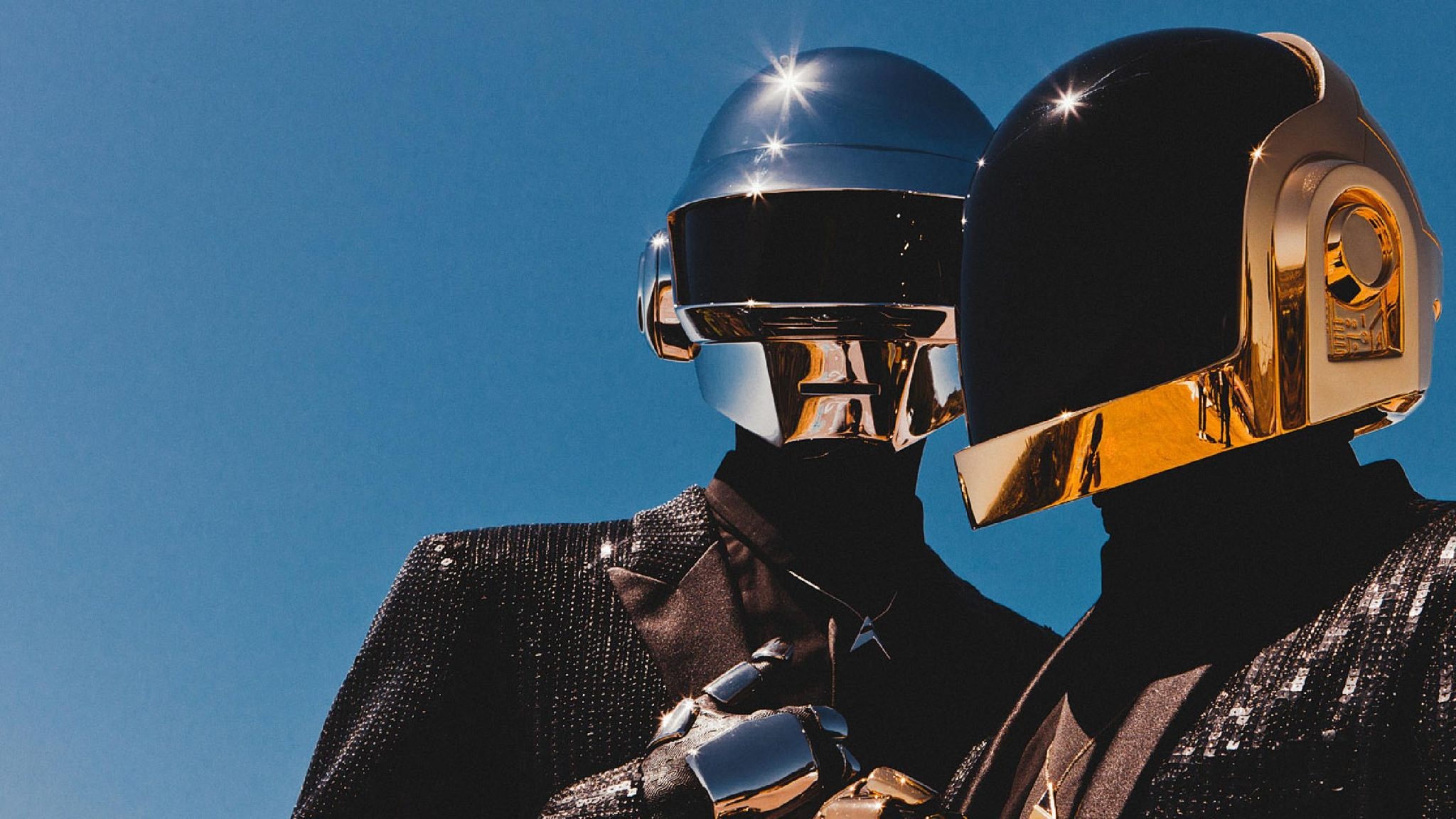 Daft Punk, Tribute car, Vintage look, Land Sea Air, 2050x1160 HD Desktop