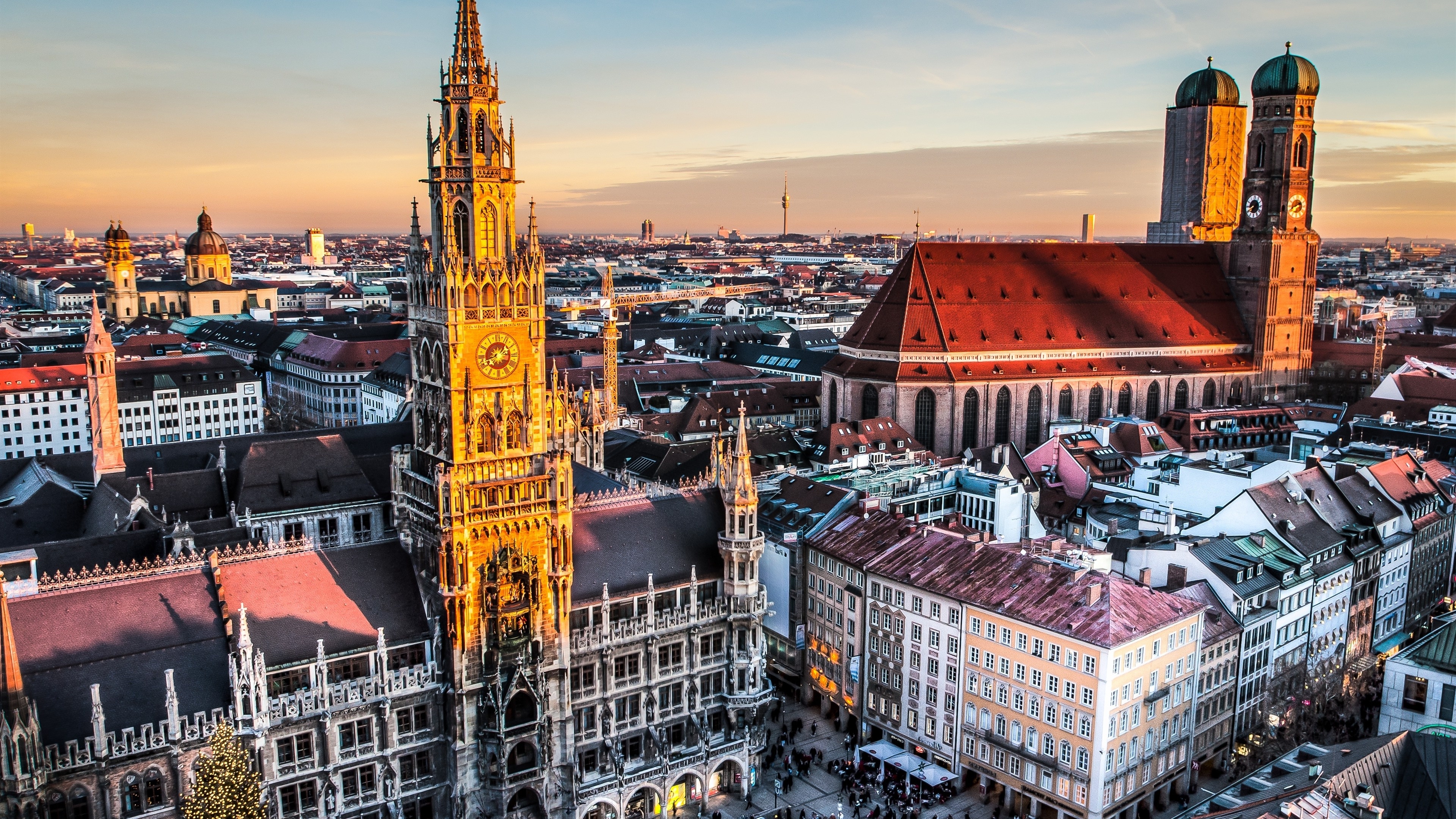 Cityscape, Munich Wallpaper, 3840x2160 4K Desktop