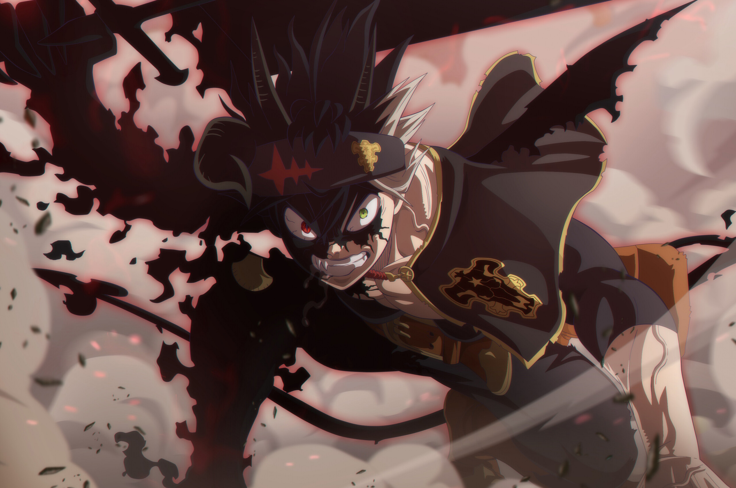 Black Clover, Asta anime wallpaper, 4K high definition, Stunning visuals, 2560x1700 HD Desktop